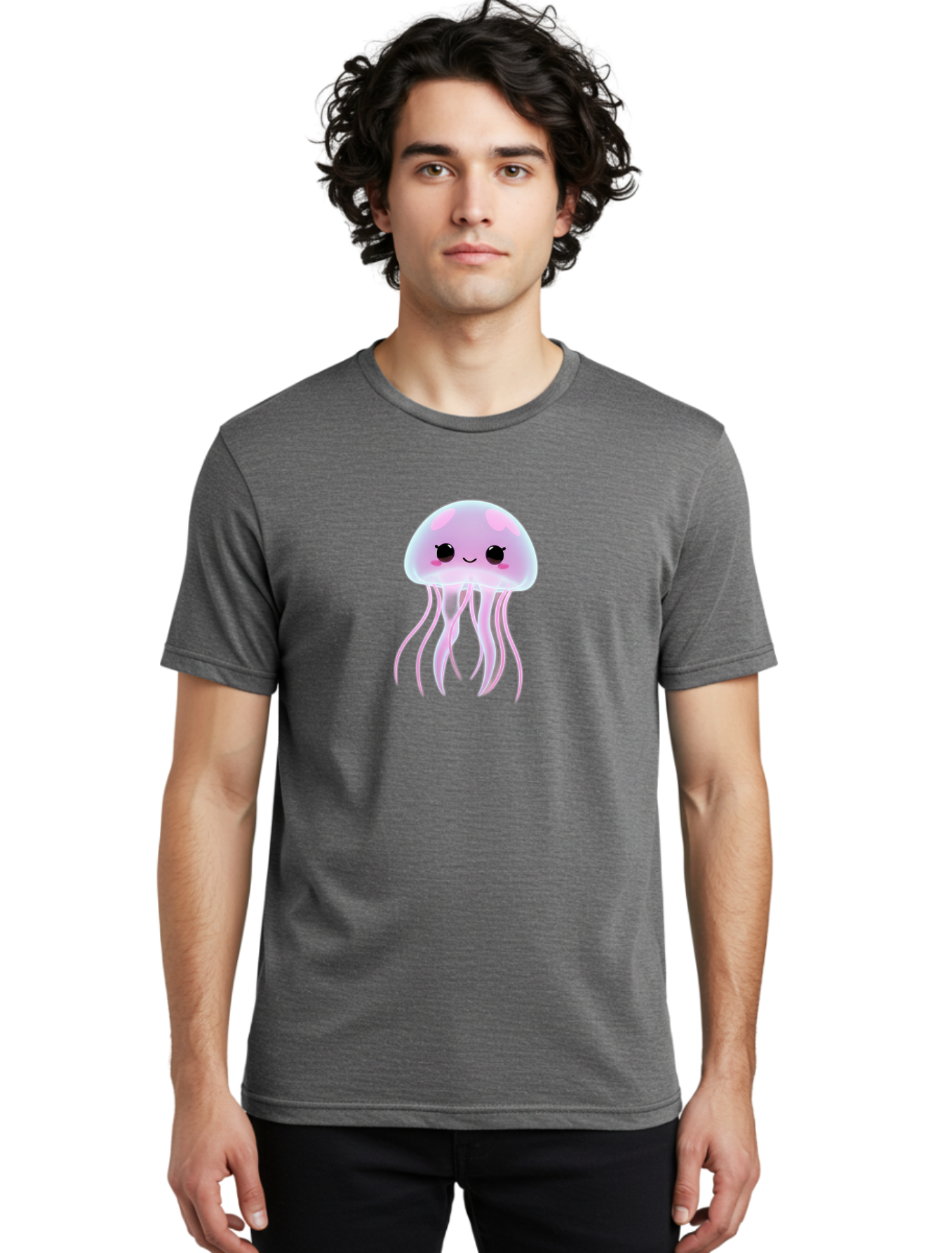 Jellyfish Men'S Graphic Tee, 100% Cotton, Comfortable Casual Summer Wear, Machine Washable, Vintage Camera, Old Camera, Antique Camera, Black Camera, Classic Photography, Photography Equipment, Nostalgic Device, Film Camera, Camera Art Bak774