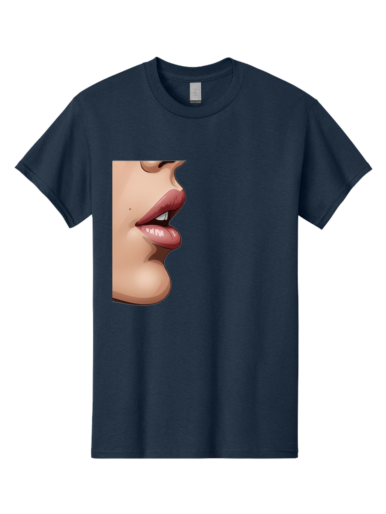 Kissing-Lips Men'S Graphic Tee, 100% Cotton, Comfortable Casual Summer Wear, Machine Washable, Vintage Camera, Old Camera, Antique Camera, Black Camera, Classic Photography, Photography Equipment, Nostalgic Device, Film Camera, Camera Art Bak777