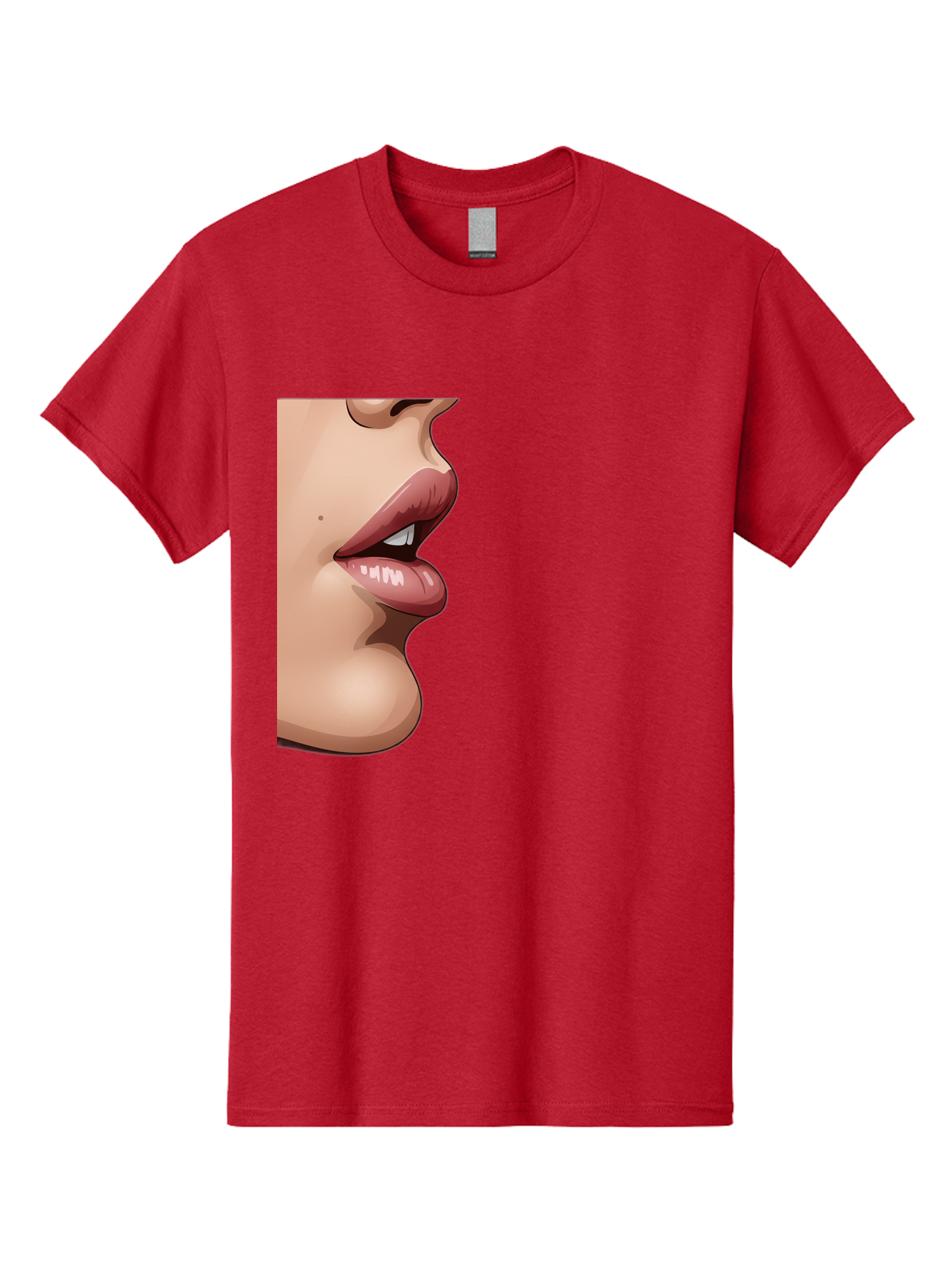 Kissing-Lips Men'S Graphic Tee, 100% Cotton, Comfortable Casual Summer Wear, Machine Washable, Vintage Camera, Old Camera, Antique Camera, Black Camera, Classic Photography, Photography Equipment, Nostalgic Device, Film Camera, Camera Art Bak777