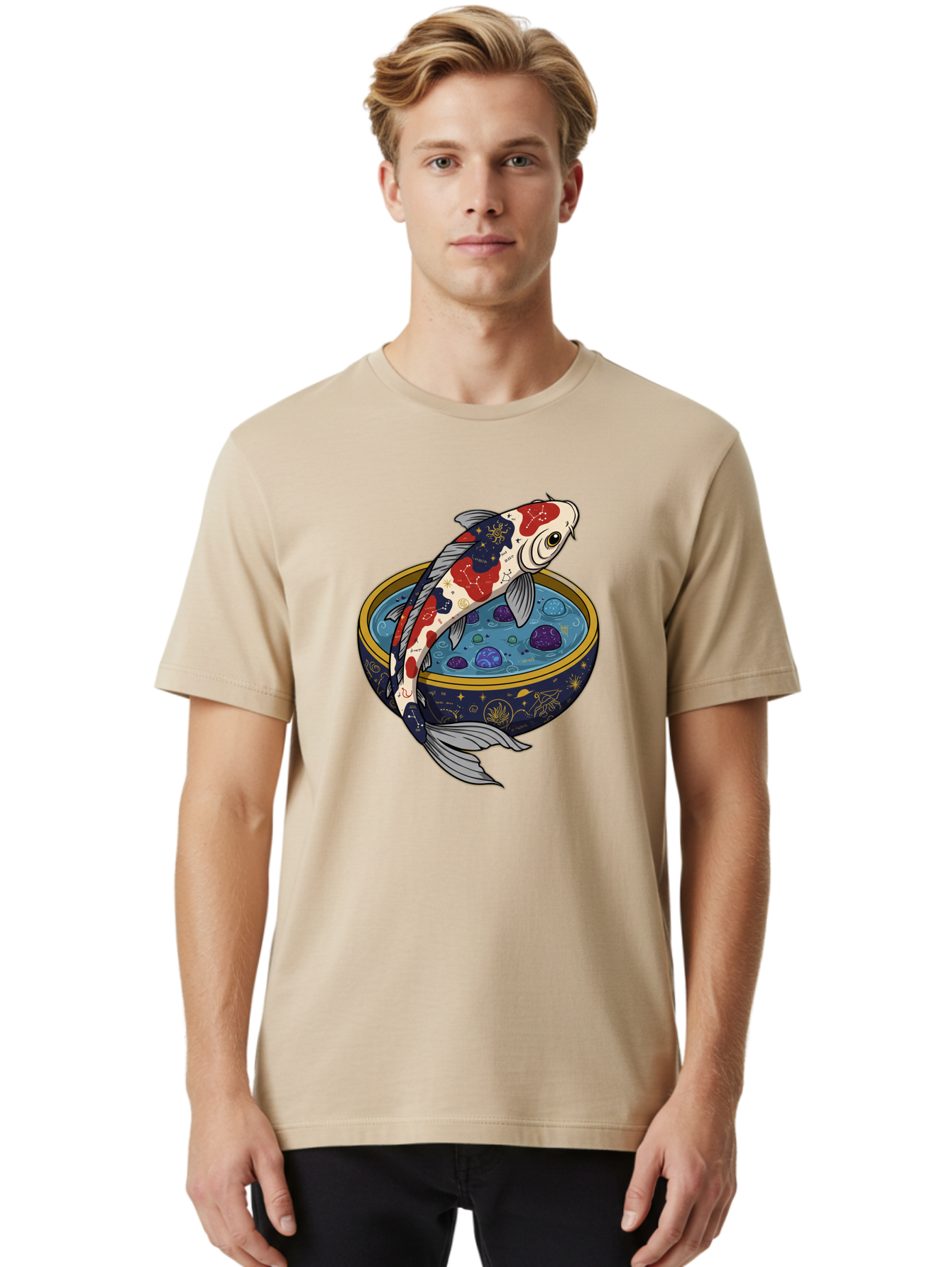 Koi-Fish-Bowl Men'S Graphic Tee, 100% Cotton, Comfortable Casual Summer Wear, Machine Washable, Vintage Camera, Old Camera, Antique Camera, Black Camera, Classic Photography, Photography Equipment, Nostalgic Device, Film Camera, Camera Art Bak789