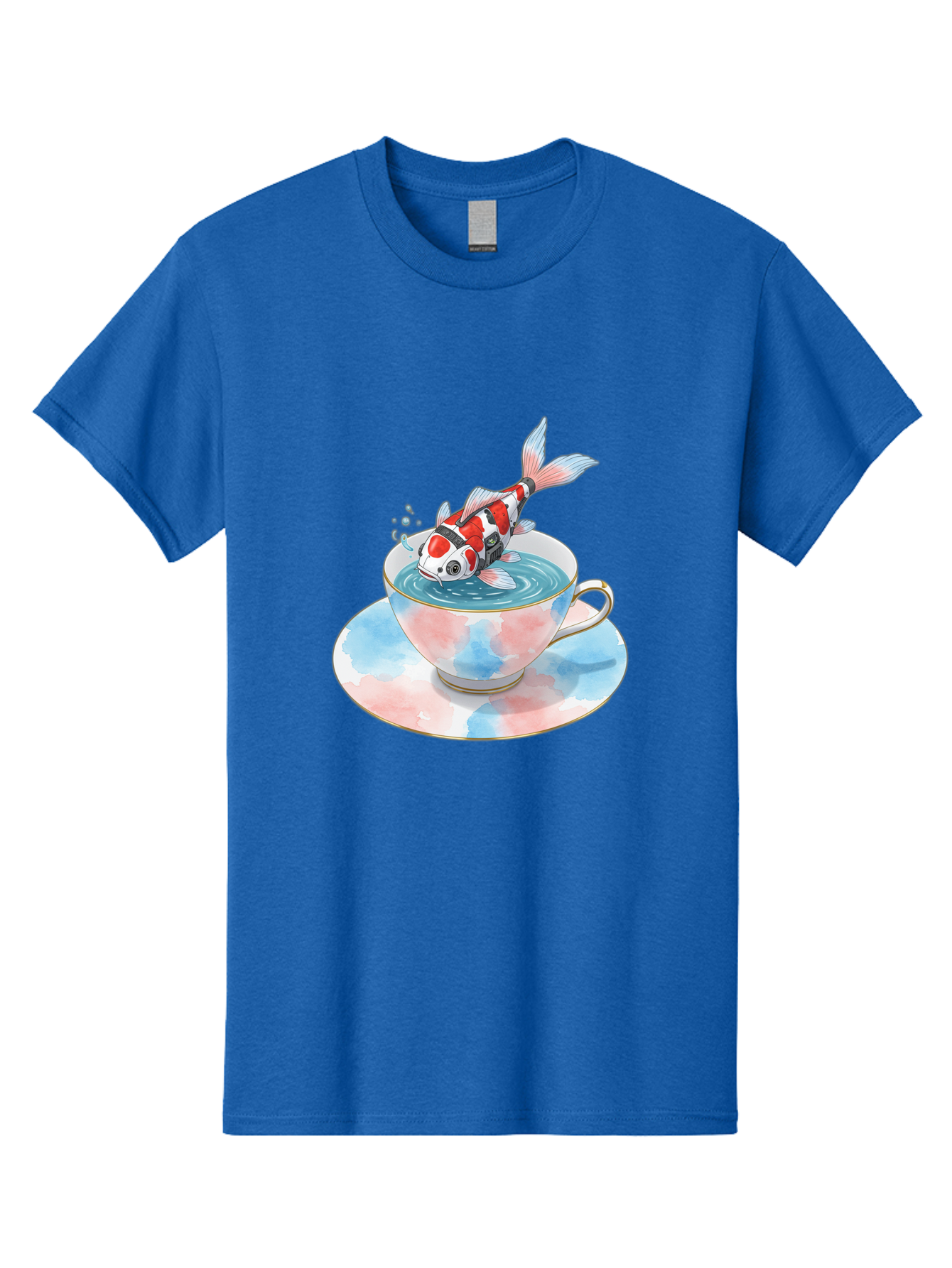 Koi-Fish-In-Teacup Men'S Graphic Tee, 100% Cotton, Comfortable Casual Summer Wear, Machine Washable, Vintage Camera, Old Camera, Antique Camera, Black Camera, Classic Photography, Photography Equipment, Nostalgic Device, Film Camera, Bak795