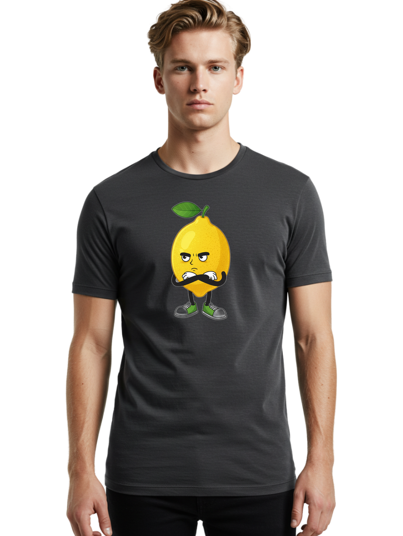 Lemon-With-Mustache Men'S Graphic Tee, 100% Cotton, Comfortable Casual Summer Wear, Machine Washable, Vintage Camera, Old Camera, Antique Camera, Black Camera, Classic Photography, Photography Equipment, Nostalgic Device, Film Camera, Bak808