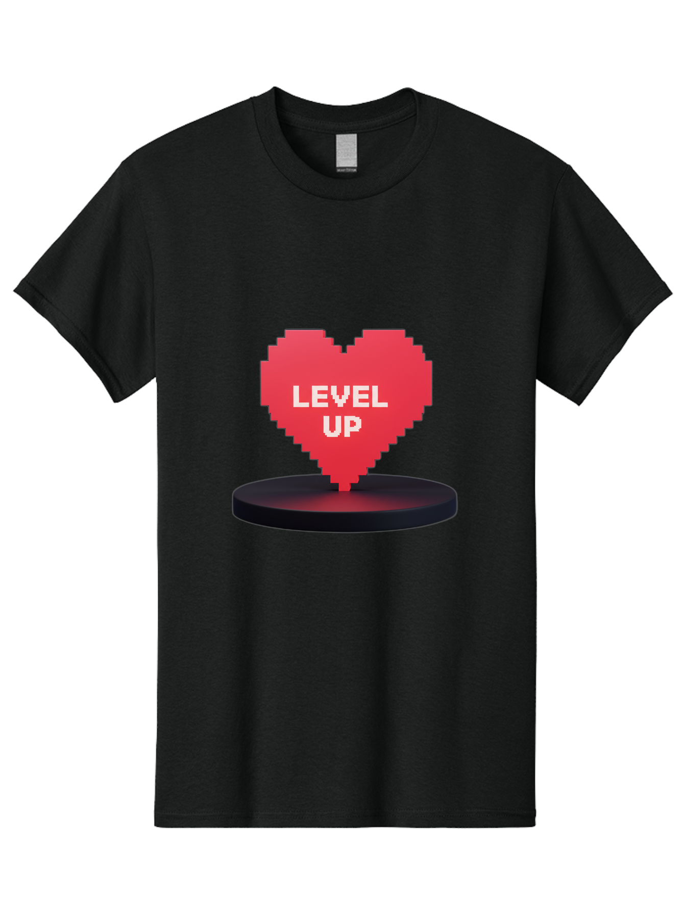 Level-Up-Heart Men'S Graphic Tee, 100% Cotton, Comfortable Casual Summer Wear, Machine Washable, Vintage Camera, Old Camera, Antique Camera, Black Camera, Classic Photography, Photography Equipment, Nostalgic Device, Film Camera, Camera Art Bak817