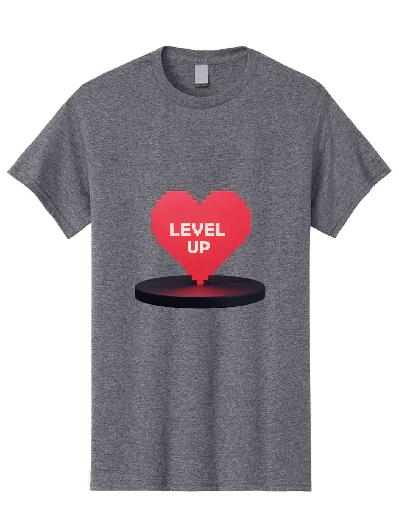 Level-Up-Heart Men'S Graphic Tee, 100% Cotton, Comfortable Casual Summer Wear, Machine Washable, Vintage Camera, Old Camera, Antique Camera, Black Camera, Classic Photography, Photography Equipment, Nostalgic Device, Film Camera, Camera Art Bak817