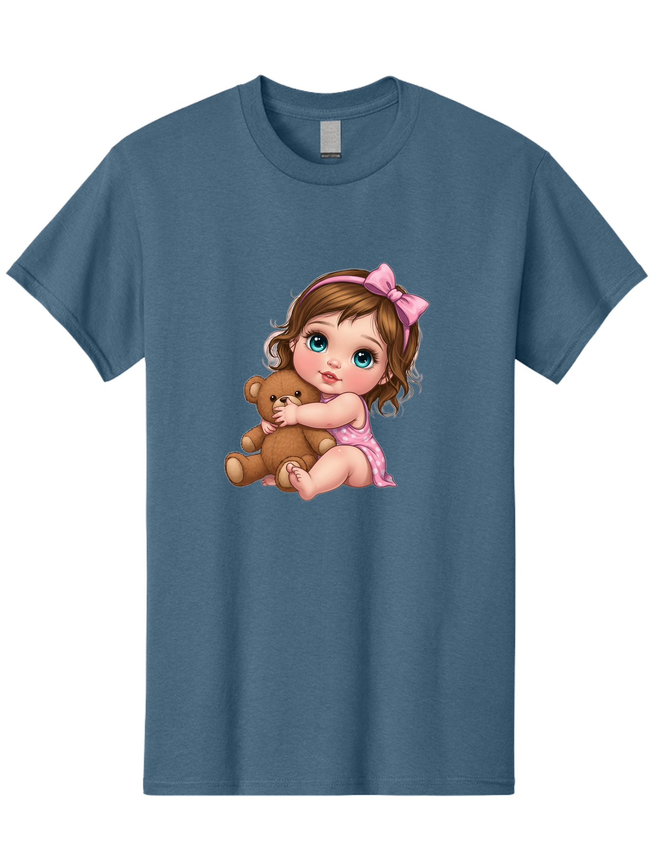 Little-Girl-Hugging-Teddy-Bear Men'S Graphic Tee, 100% Cotton, Comfortable Casual Summer Wear, Machine Washable, Vintage Camera, Old Camera, Antique Camera, Black Camera, Classic Photography, Photography Equipment, Nostalgic Device, Bak821