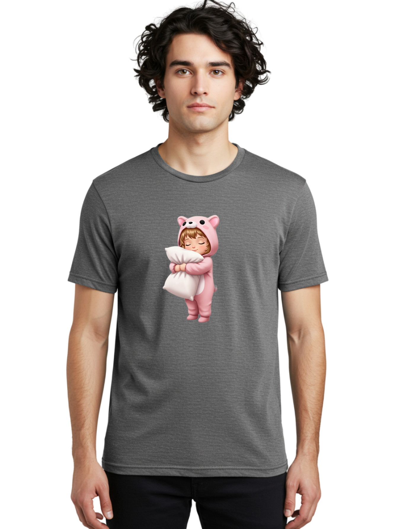 Little-Girl-In-Pig-Onesie Men'S Graphic Tee, 100% Cotton, Comfortable Casual Summer Wear, Machine Washable, Vintage Camera, Old Camera, Antique Camera, Black Camera, Classic Photography, Photography Equipment, Nostalgic Device, Film Camera, Bak822