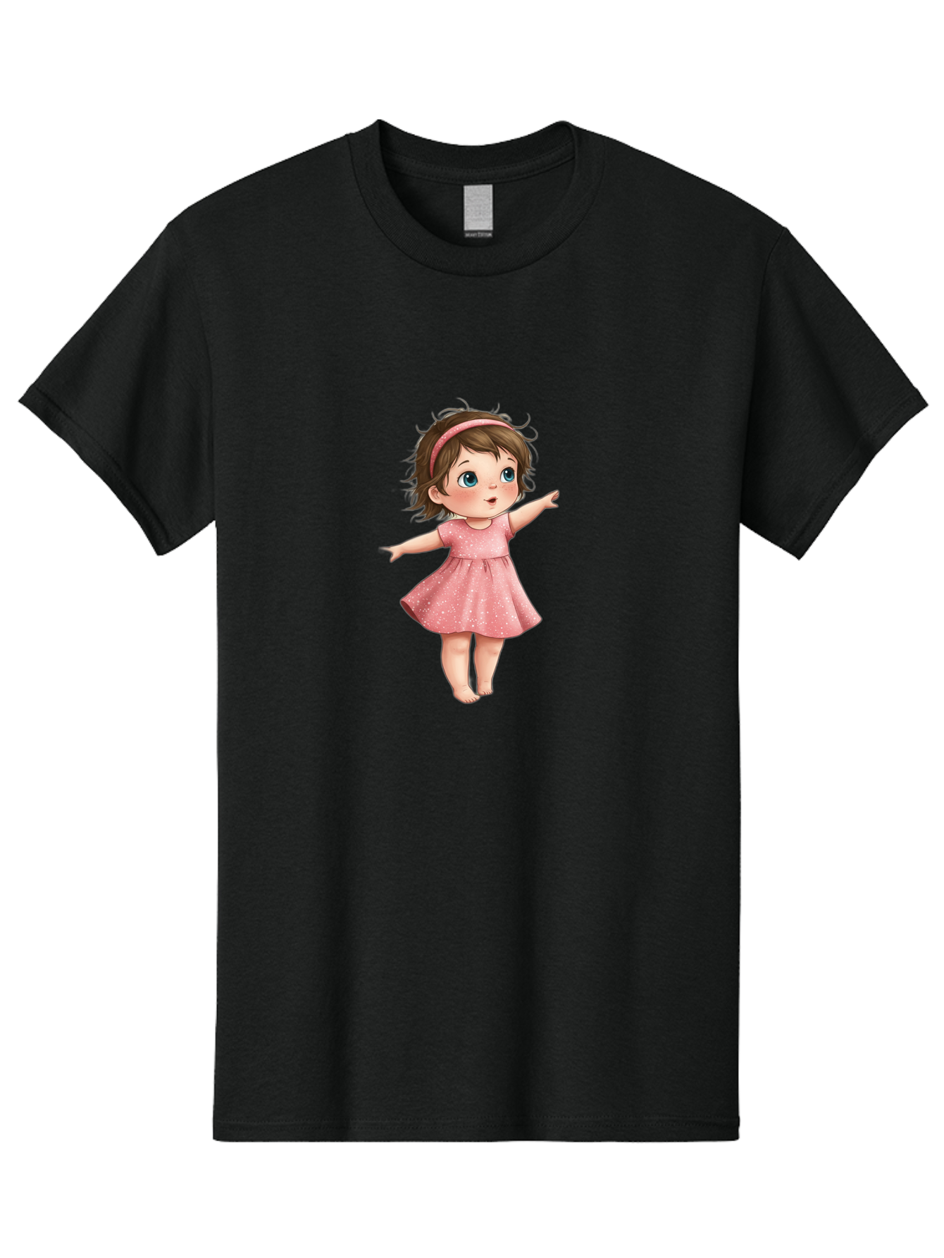 Little-Girl-Pink-Dress Men'S Graphic Tee, 100% Cotton, Comfortable Casual Summer Wear, Machine Washable, Vintage Camera, Old Camera, Antique Camera, Black Camera, Classic Photography, Photography Equipment, Nostalgic Device, Film Camera, Bak823