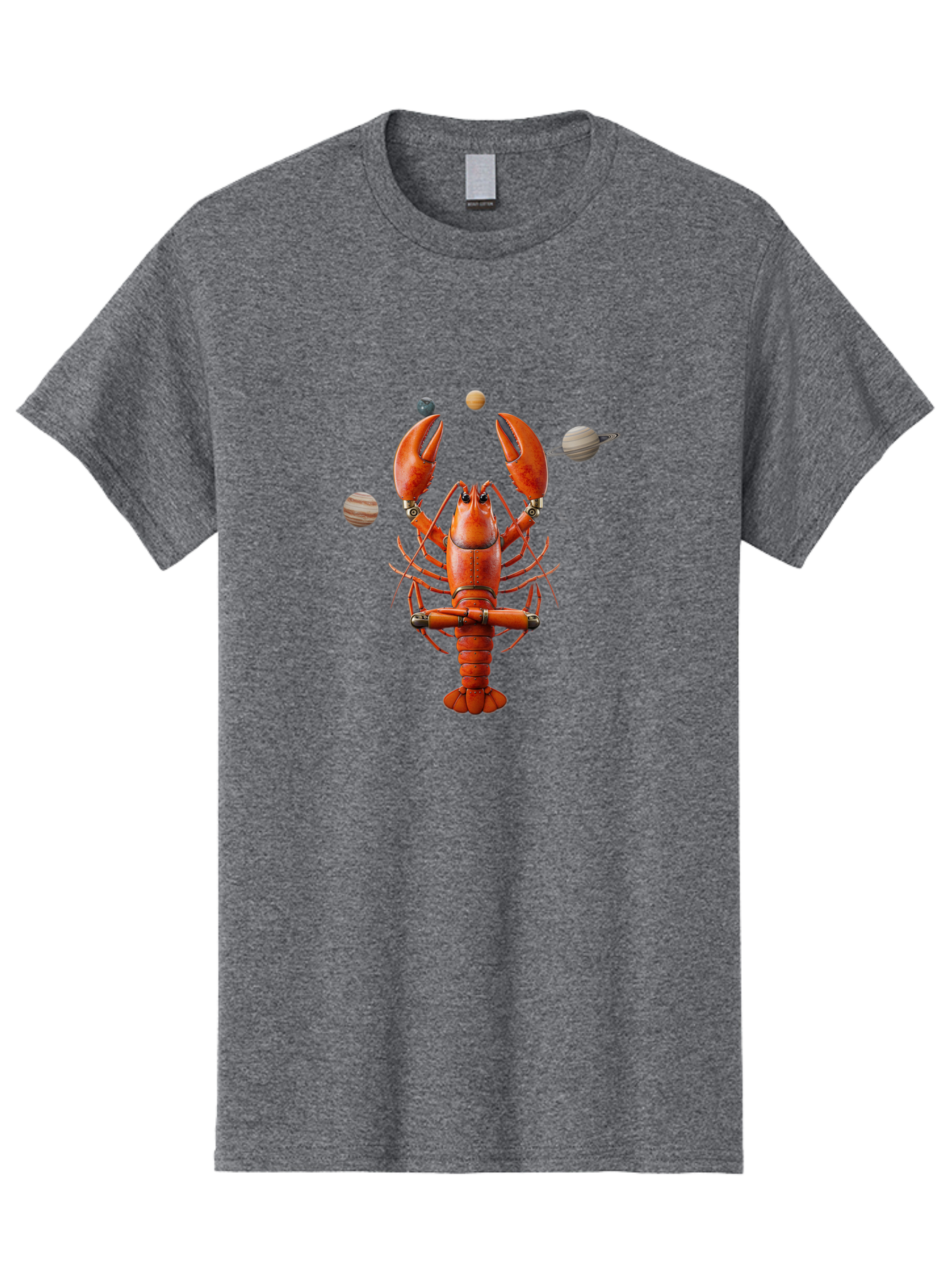 Lobster-With-Planets Men'S Graphic Tee, 100% Cotton, Comfortable Casual Summer Wear, Machine Washable, Vintage Camera, Old Camera, Antique Camera, Black Camera, Classic Photography, Photography Equipment, Nostalgic Device, Film Camera, Bak834