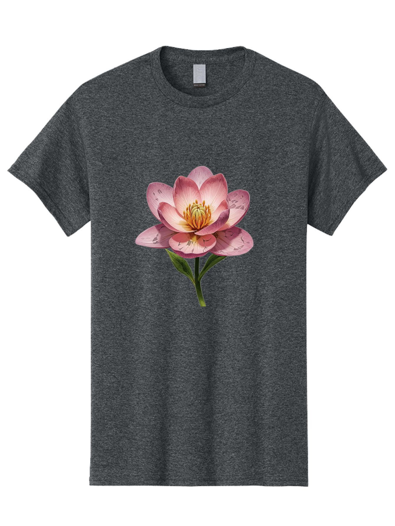 Lotus-Flower-2 Men'S Graphic Tee, 100% Cotton, Comfortable Casual Summer Wear, Machine Washable, Vintage Camera, Old Camera, Antique Camera, Black Camera, Classic Photography, Photography Equipment, Nostalgic Device, Film Camera, Camera Art Bak838