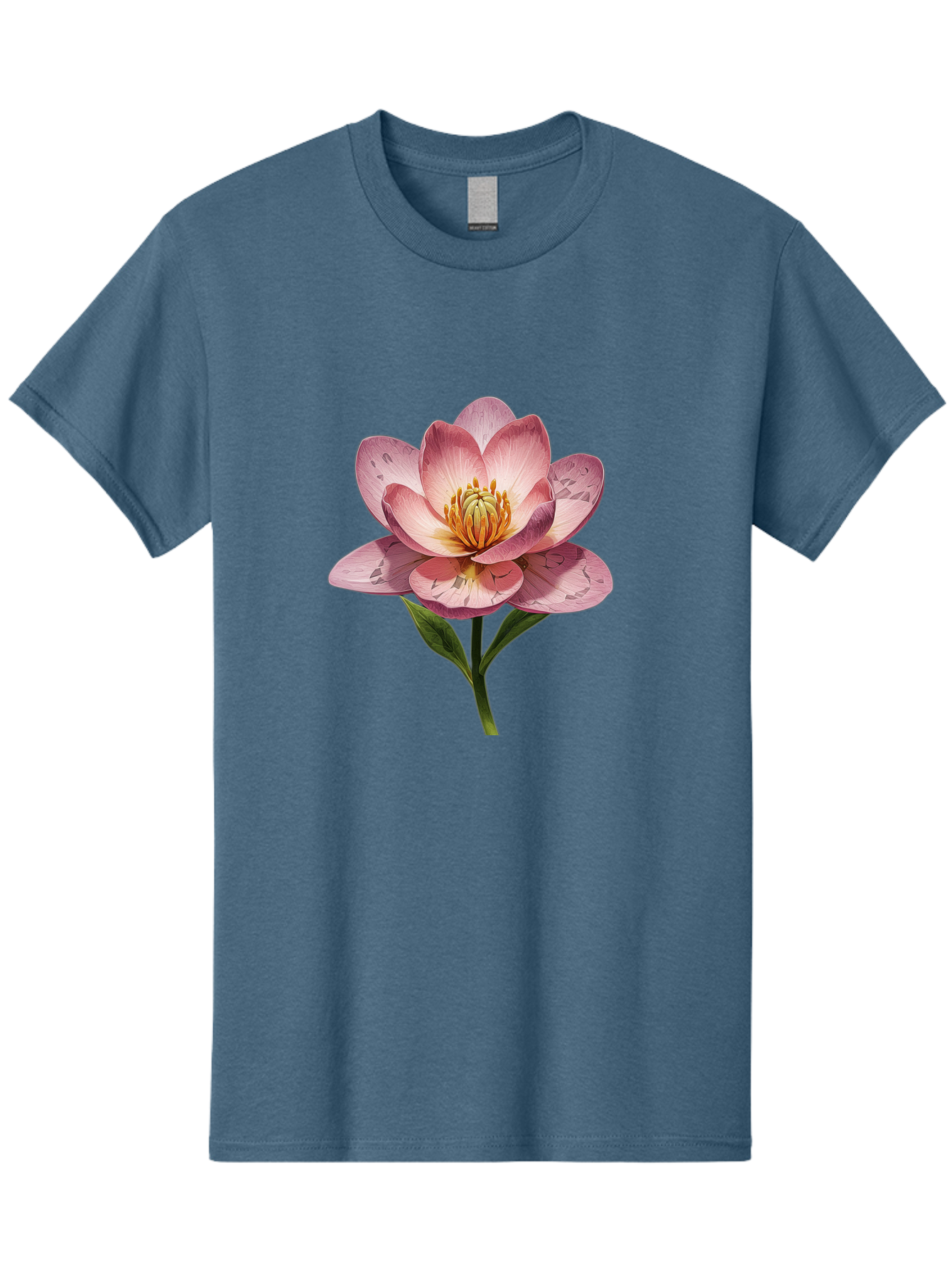 Lotus-Flower-2 Men'S Graphic Tee, 100% Cotton, Comfortable Casual Summer Wear, Machine Washable, Vintage Camera, Old Camera, Antique Camera, Black Camera, Classic Photography, Photography Equipment, Nostalgic Device, Film Camera, Camera Art Bak838