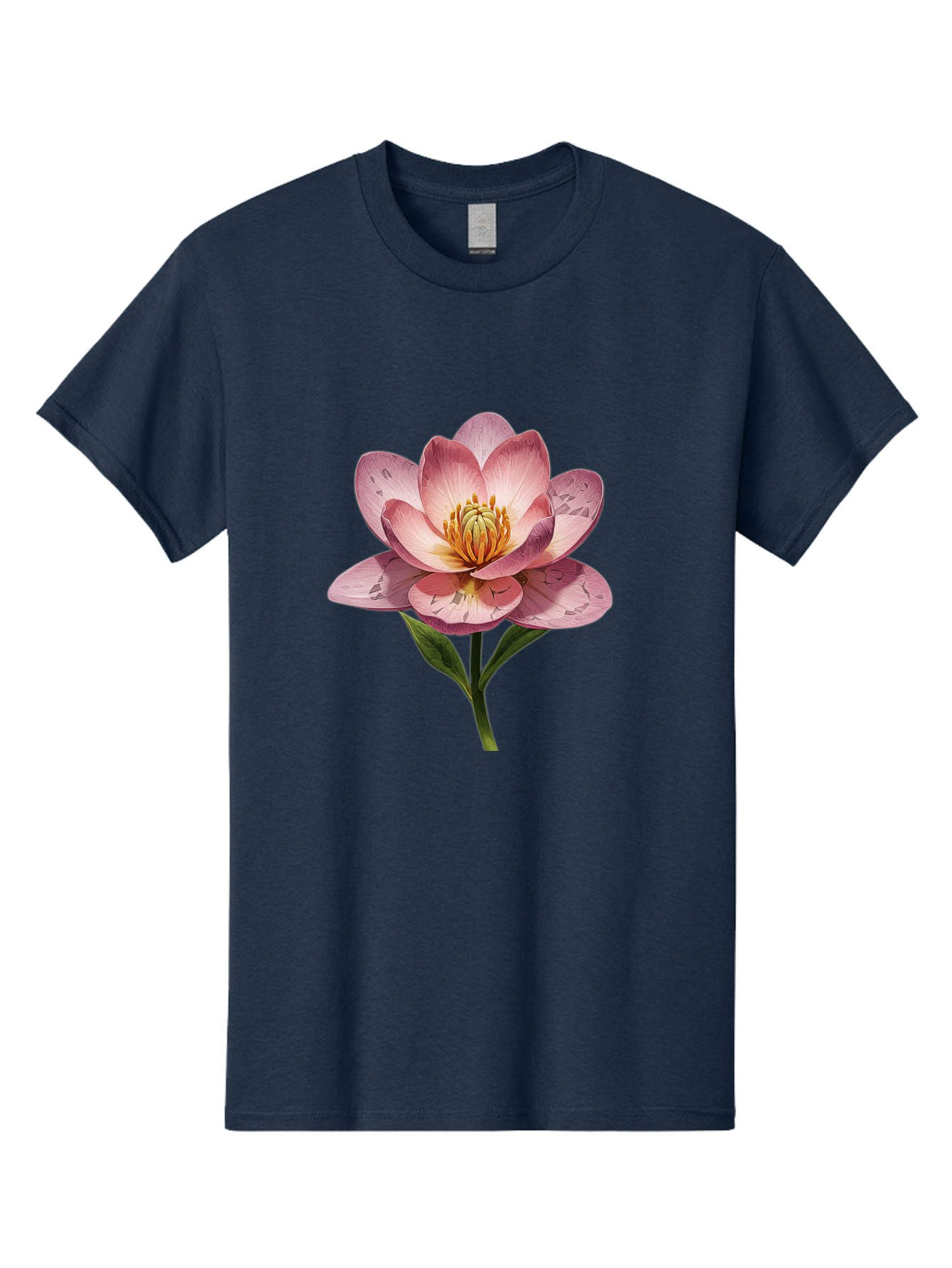 Lotus-Flower-2 Men'S Graphic Tee, 100% Cotton, Comfortable Casual Summer Wear, Machine Washable, Vintage Camera, Old Camera, Antique Camera, Black Camera, Classic Photography, Photography Equipment, Nostalgic Device, Film Camera, Camera Art Bak838