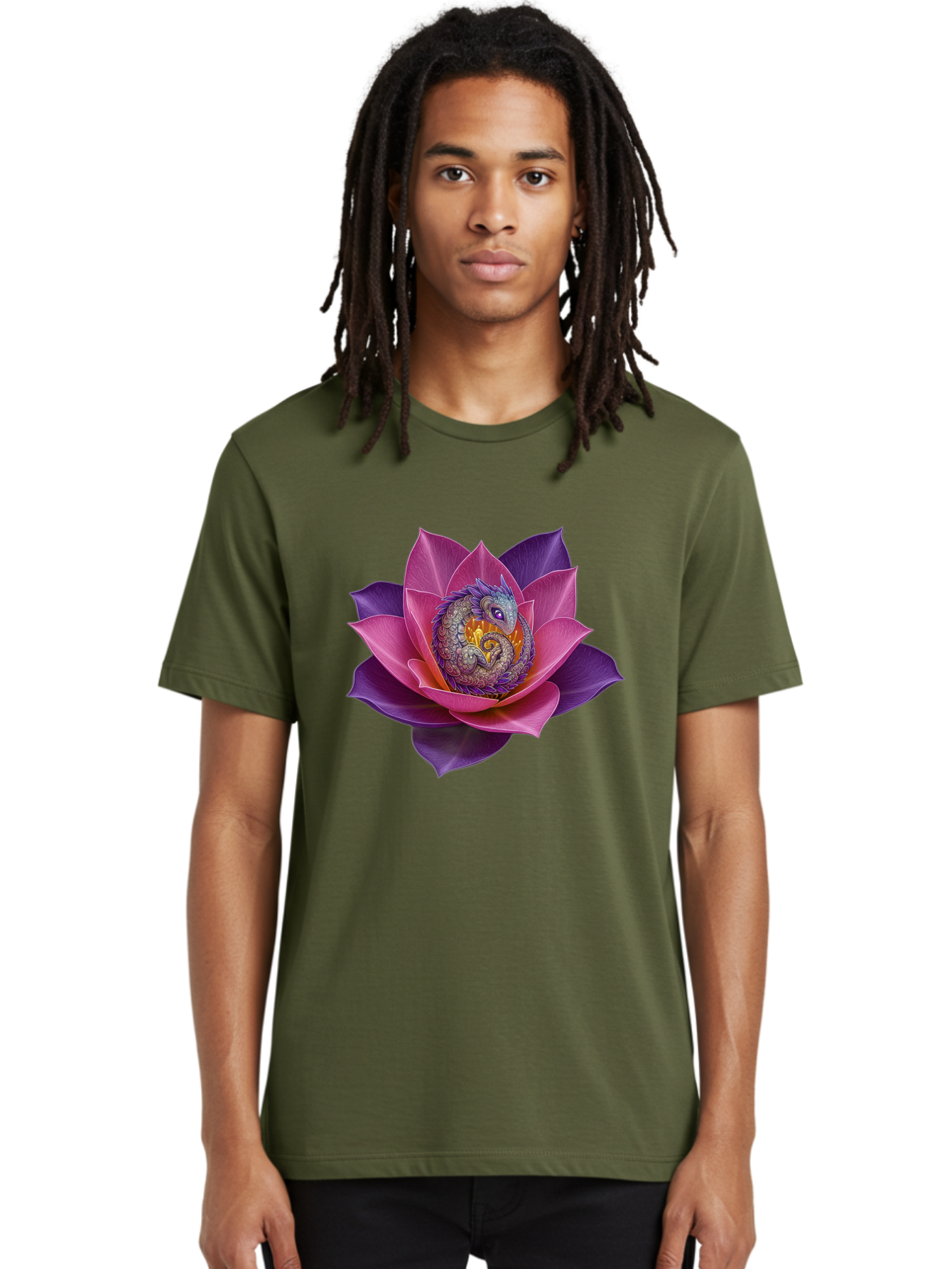 Lotus-Flower-With-Dragon Men'S Graphic Tee, 100% Cotton, Comfortable Casual Summer Wear, Machine Washable, Vintage Camera, Old Camera, Antique Camera, Black Camera, Classic Photography, Photography Equipment, Nostalgic Device, Film Camera, Bak840