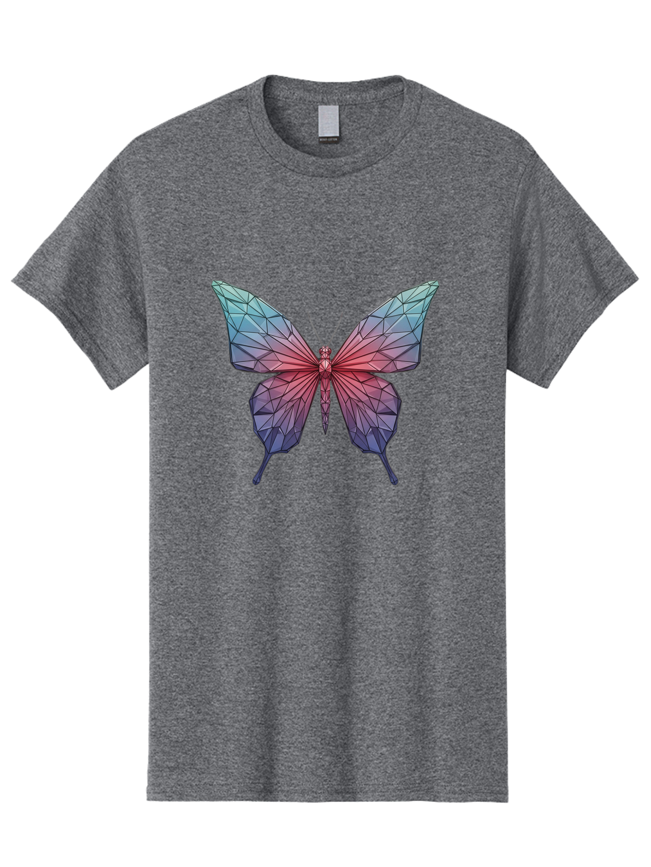 Low-Poly-Butterfly Men'S Graphic Tee, 100% Cotton, Comfortable Casual Summer Wear, Machine Washable, Vintage Camera, Old Camera, Antique Camera, Black Camera, Classic Photography, Photography Equipment, Nostalgic Device, Film Camera, Bak846