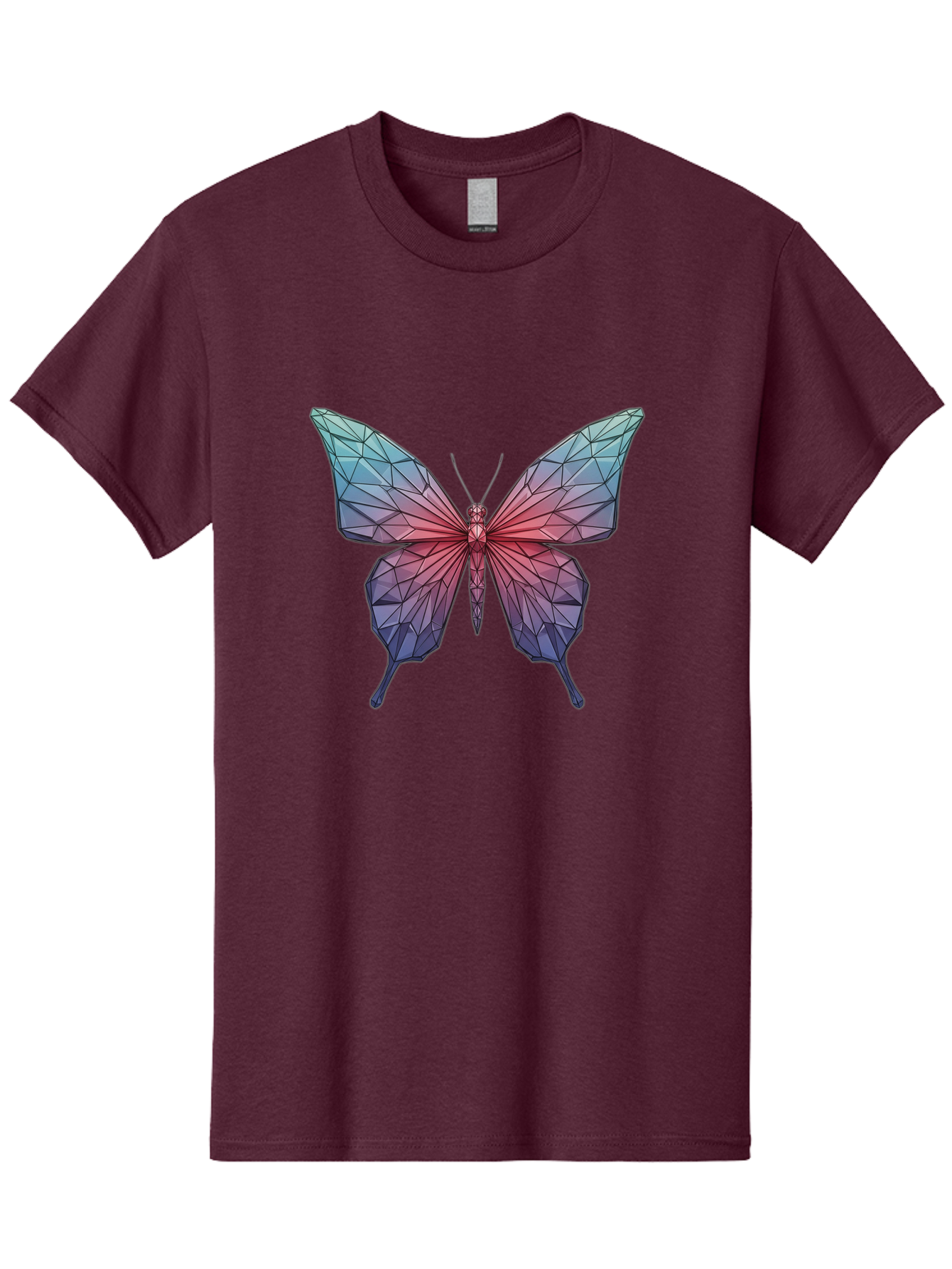 Low-Poly-Butterfly Men'S Graphic Tee, 100% Cotton, Comfortable Casual Summer Wear, Machine Washable, Vintage Camera, Old Camera, Antique Camera, Black Camera, Classic Photography, Photography Equipment, Nostalgic Device, Film Camera, Bak846