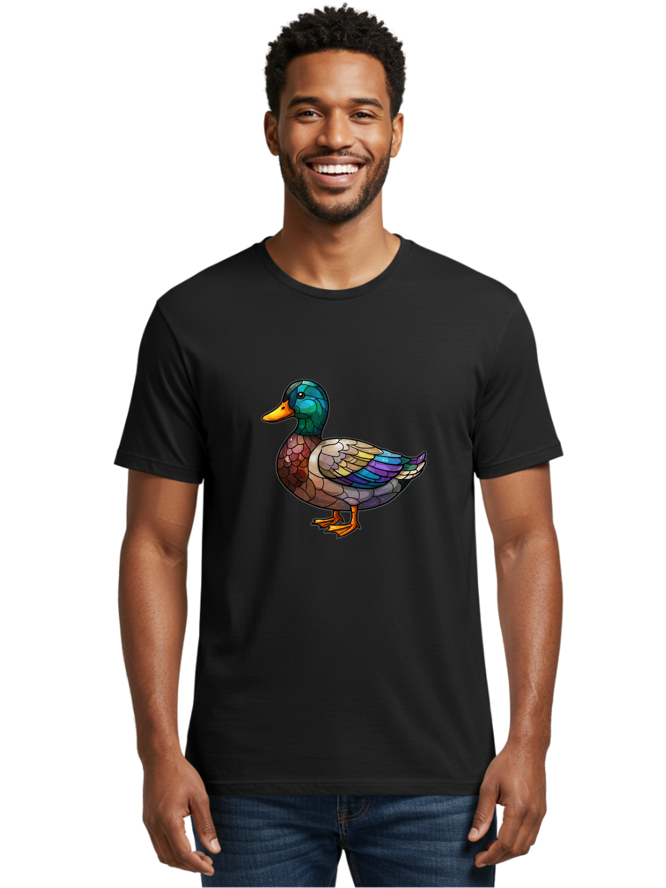 Mallard-Duck Men'S Graphic Tee, 100% Cotton, Comfortable Casual Summer Wear, Machine Washable, Vintage Camera, Old Camera, Antique Camera, Black Camera, Classic Photography, Photography Equipment, Nostalgic Device, Film Camera, Camera Art Bak851