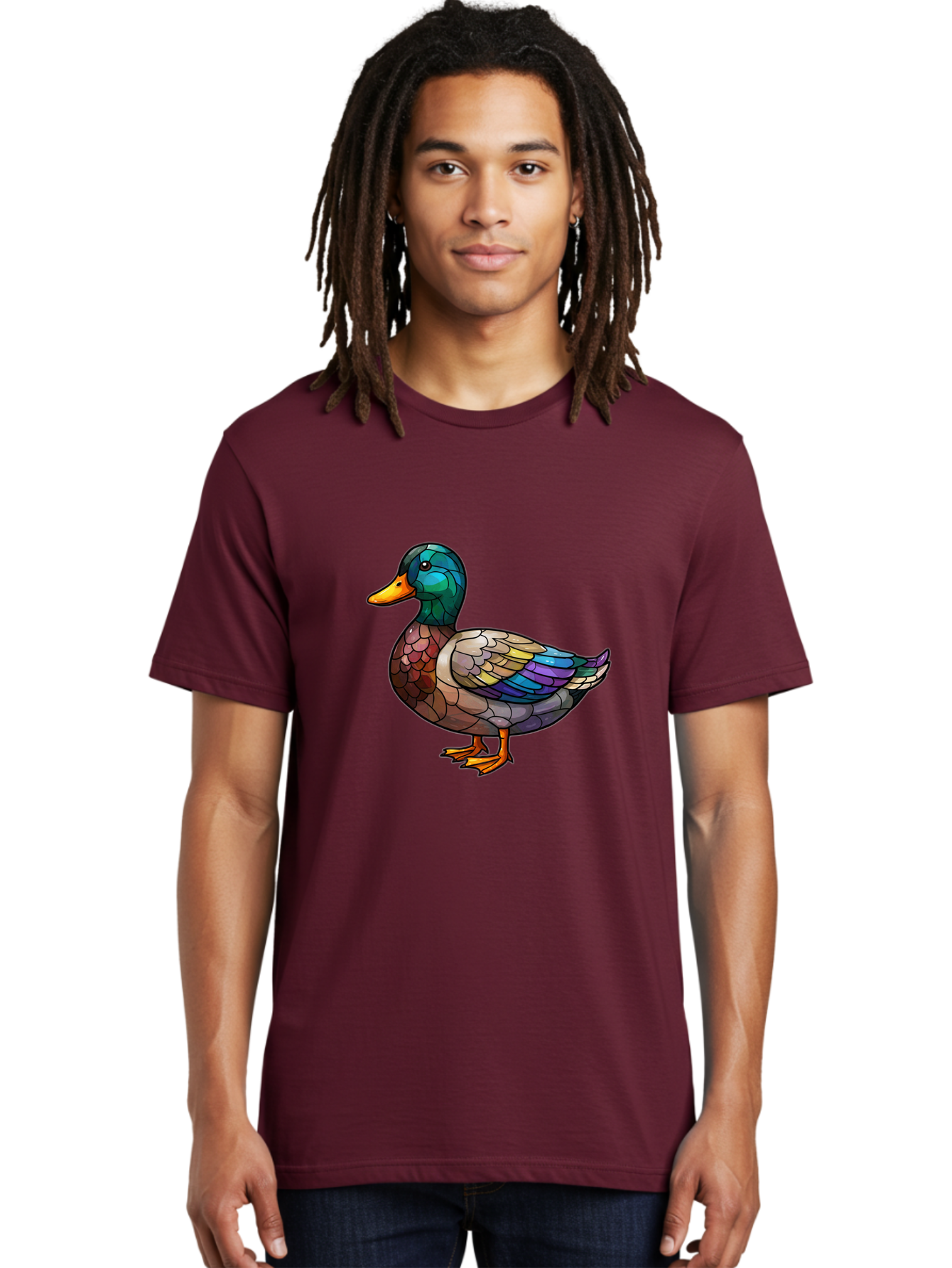 Mallard-Duck Men'S Graphic Tee, 100% Cotton, Comfortable Casual Summer Wear, Machine Washable, Vintage Camera, Old Camera, Antique Camera, Black Camera, Classic Photography, Photography Equipment, Nostalgic Device, Film Camera, Camera Art Bak851