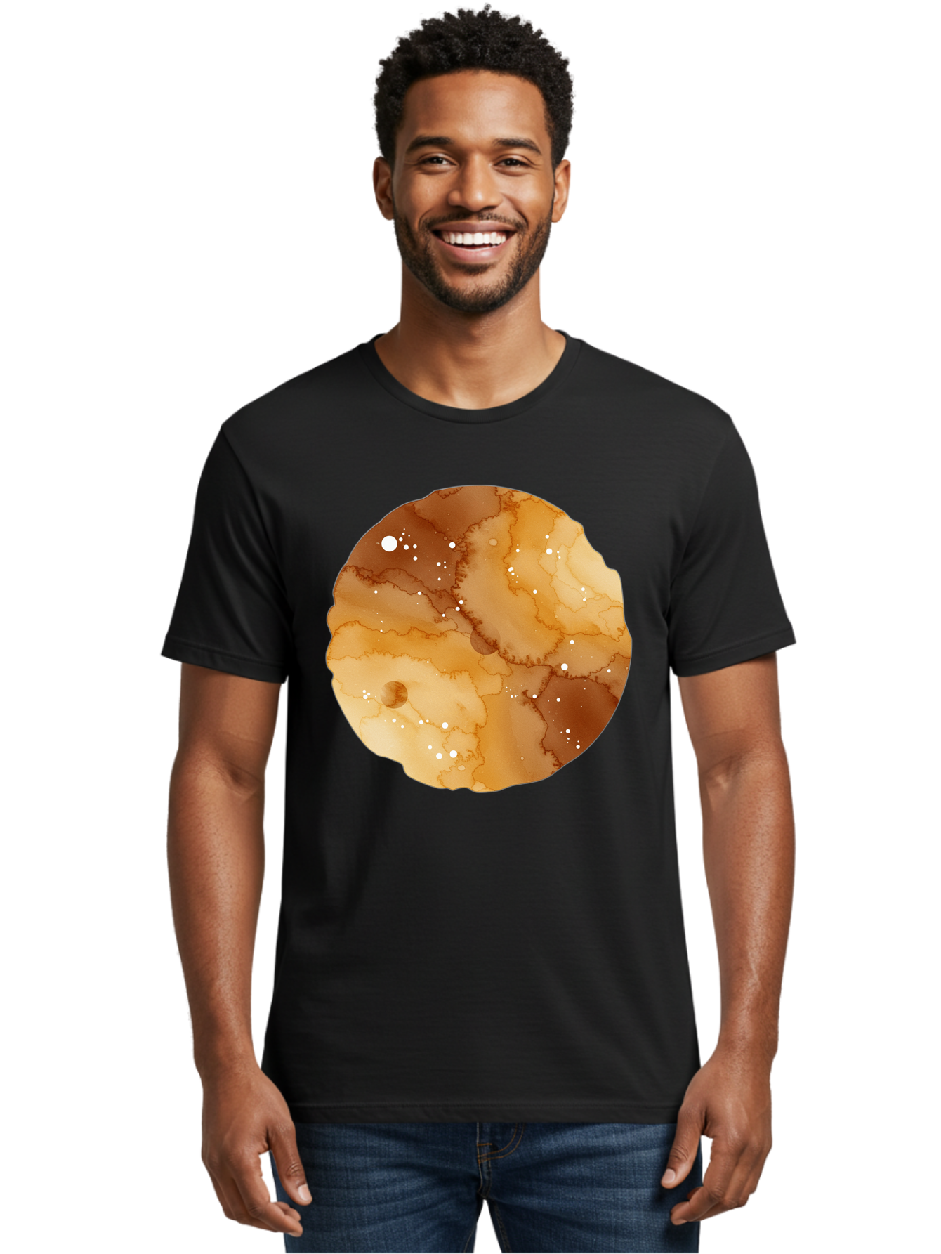 Marble-Circle Men'S Graphic Tee, 100% Cotton, Comfortable Casual Summer Wear, Machine Washable, Vintage Camera, Old Camera, Antique Camera, Black Camera, Classic Photography, Photography Equipment, Nostalgic Device, Film Camera, Camera Art Bak853