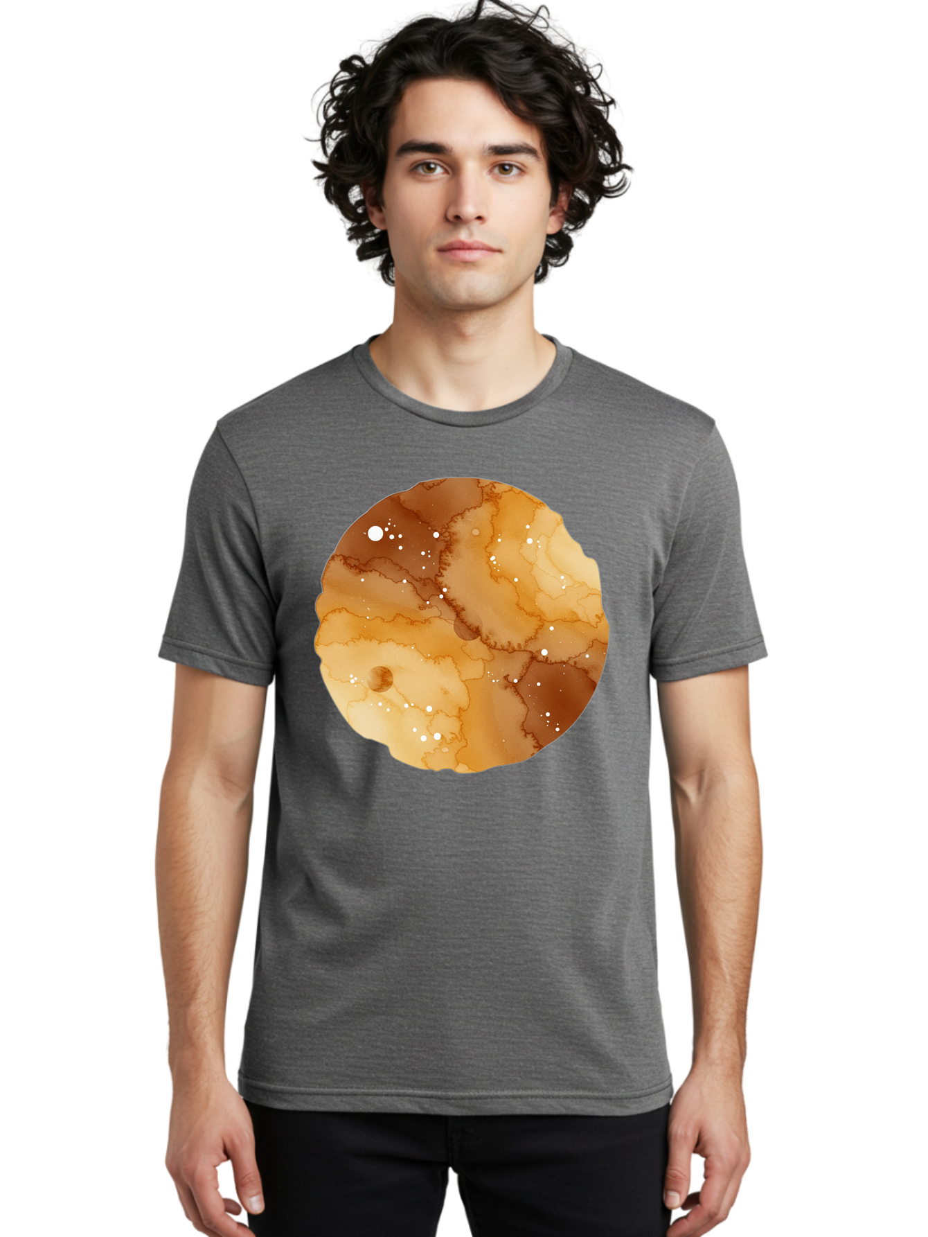 Marble-Circle Men'S Graphic Tee, 100% Cotton, Comfortable Casual Summer Wear, Machine Washable, Vintage Camera, Old Camera, Antique Camera, Black Camera, Classic Photography, Photography Equipment, Nostalgic Device, Film Camera, Camera Art Bak853