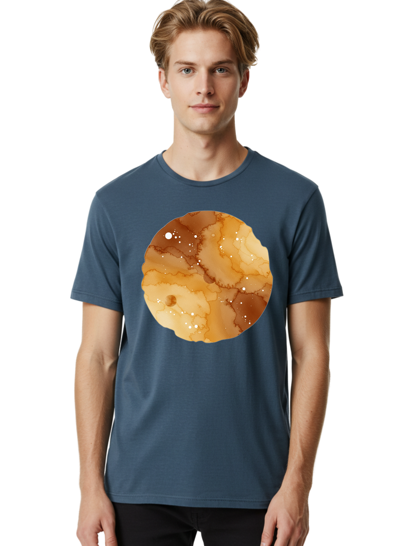 Marble-Circle Men'S Graphic Tee, 100% Cotton, Comfortable Casual Summer Wear, Machine Washable, Vintage Camera, Old Camera, Antique Camera, Black Camera, Classic Photography, Photography Equipment, Nostalgic Device, Film Camera, Camera Art Bak853