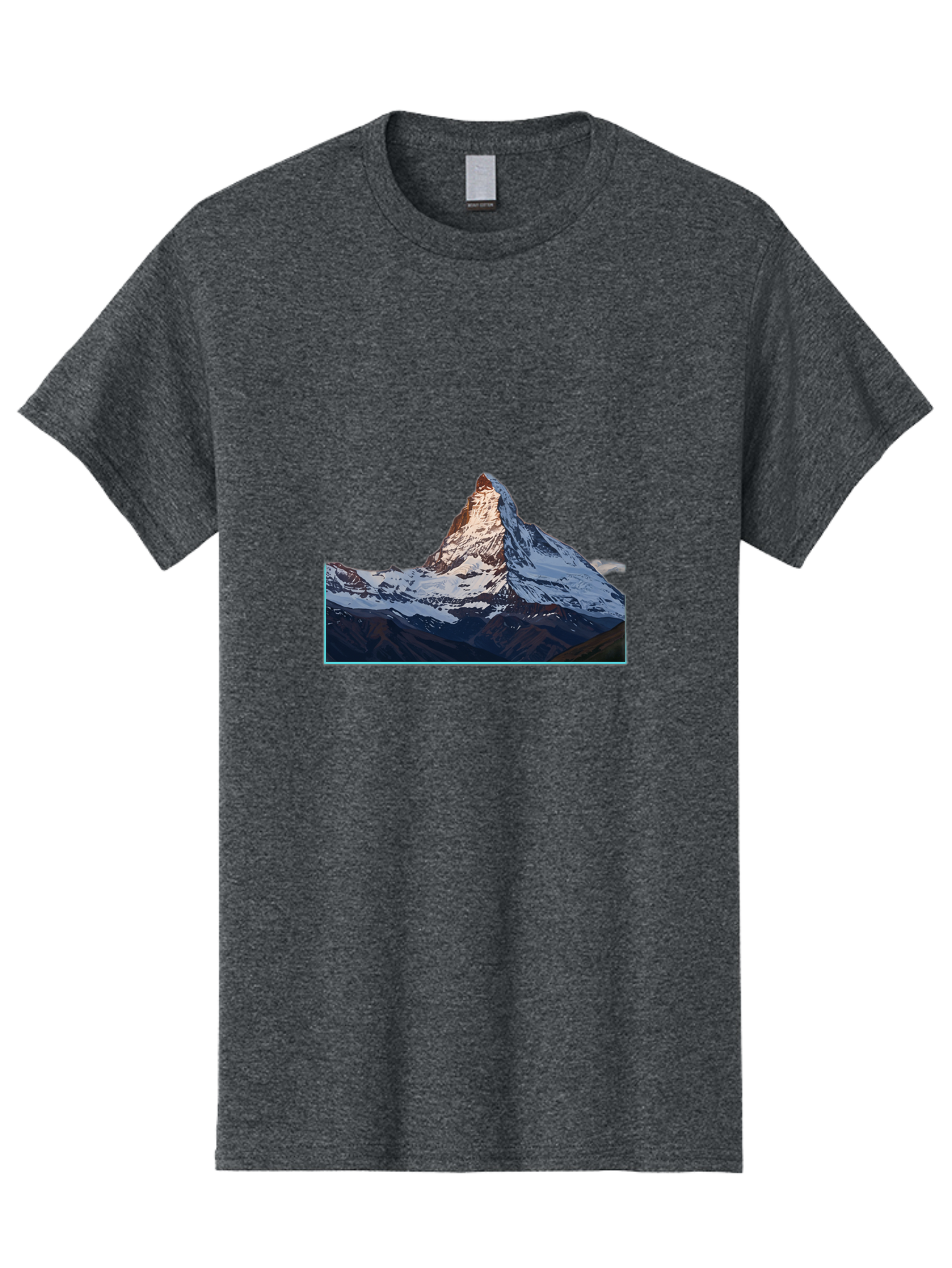 Matterhorn Men'S Graphic Tee, 100% Cotton, Comfortable Casual Summer Wear, Machine Washable, Vintage Camera, Old Camera, Antique Camera, Black Camera, Classic Photography, Photography Equipment, Nostalgic Device, Film Camera, Camera Art Bak855
