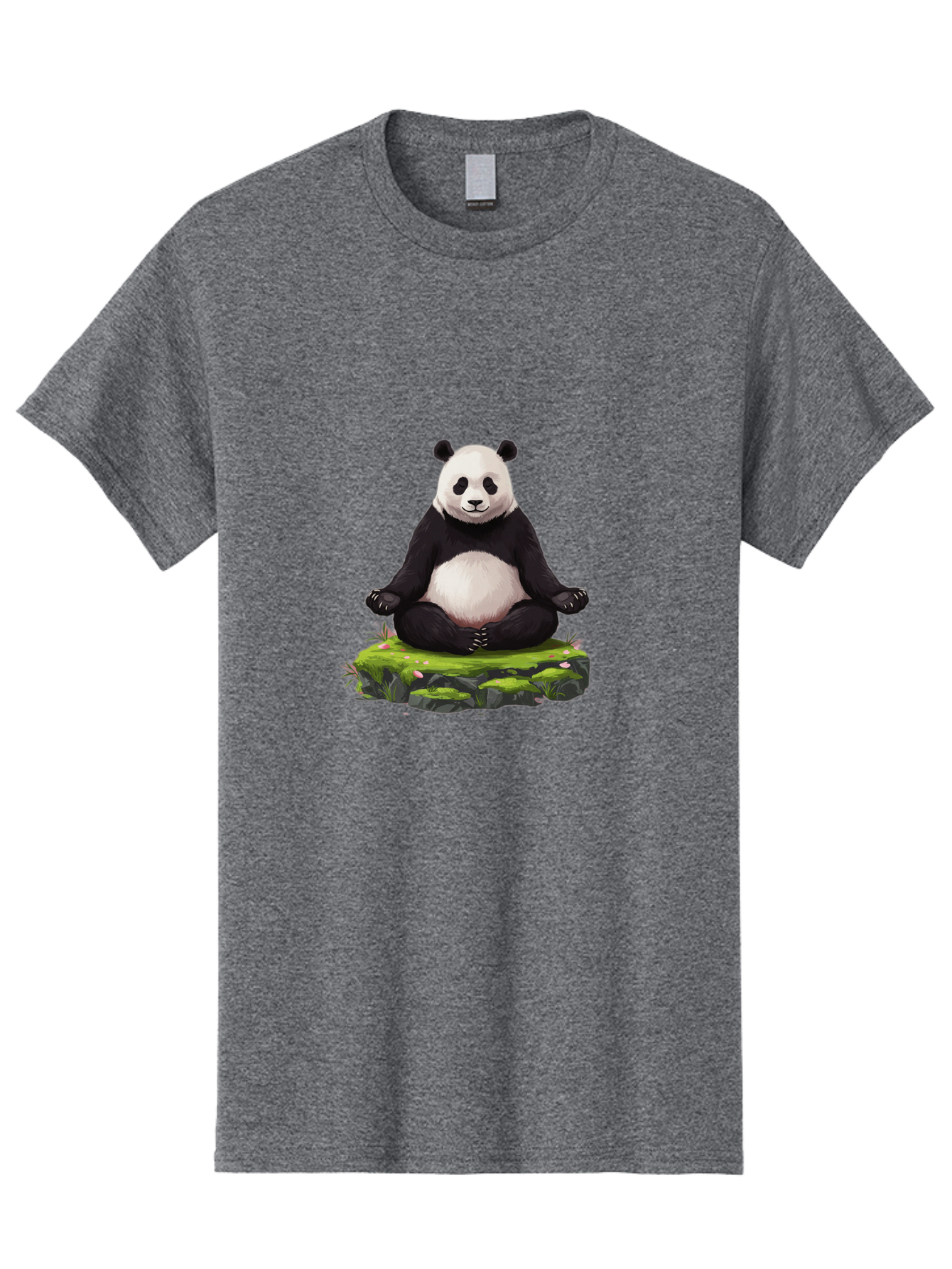 Meditating-Panda-1 Men'S Graphic Tee, 100% Cotton, Comfortable Casual Summer Wear, Machine Washable, Vintage Camera, Old Camera, Antique Camera, Black Camera, Classic Photography, Photography Equipment, Nostalgic Device, Film Camera, Bak860