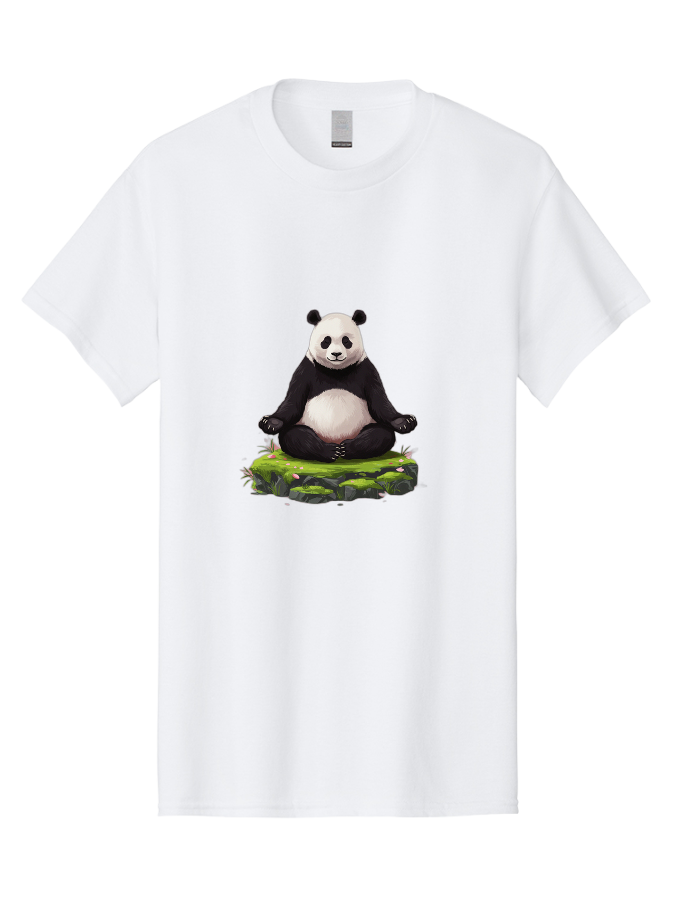Meditating-Panda-1 Men'S Graphic Tee, 100% Cotton, Comfortable Casual Summer Wear, Machine Washable, Vintage Camera, Old Camera, Antique Camera, Black Camera, Classic Photography, Photography Equipment, Nostalgic Device, Film Camera, Bak860