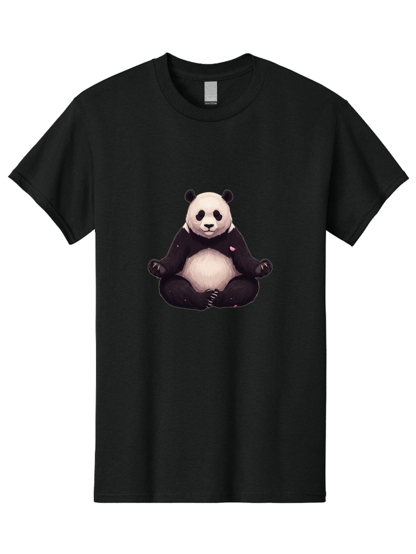Meditating-Panda-2 Men'S Graphic Tee, 100% Cotton, Comfortable Casual Summer Wear, Machine Washable, Vintage Camera, Old Camera, Antique Camera, Black Camera, Classic Photography, Photography Equipment, Nostalgic Device, Film Camera, Bak861
