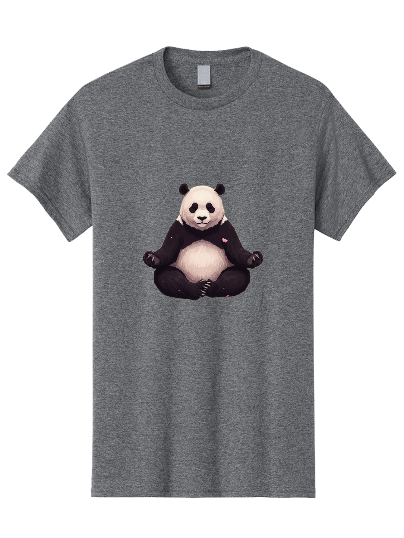 Meditating-Panda-2 Men'S Graphic Tee, 100% Cotton, Comfortable Casual Summer Wear, Machine Washable, Vintage Camera, Old Camera, Antique Camera, Black Camera, Classic Photography, Photography Equipment, Nostalgic Device, Film Camera, Bak861