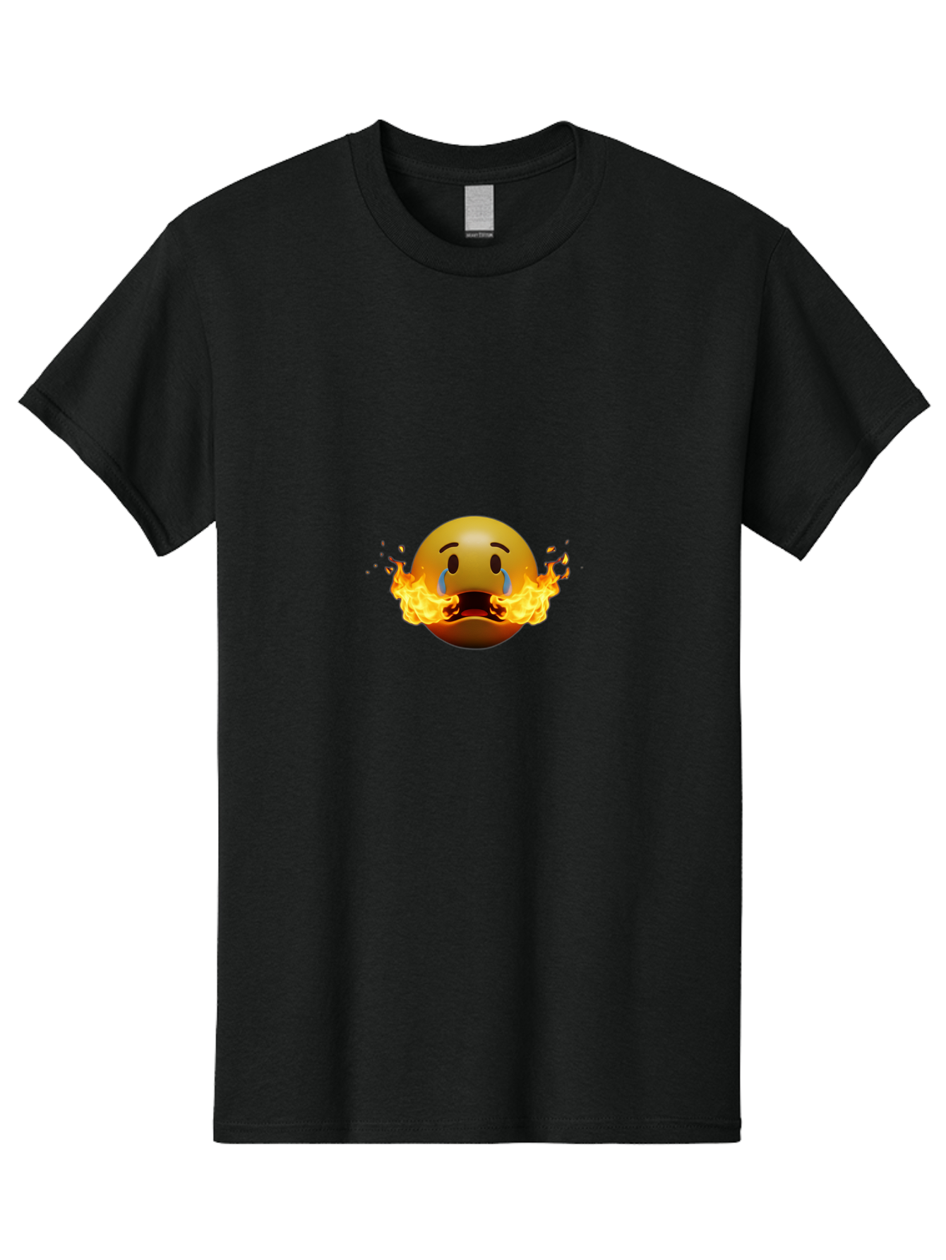 Melting-Face-Emoji-1 Men'S Graphic Tee, 100% Cotton, Comfortable Casual Summer Wear, Machine Washable, Vintage Camera, Old Camera, Antique Camera, Black Camera, Classic Photography, Photography Equipment, Nostalgic Device, Film Camera, Bak864