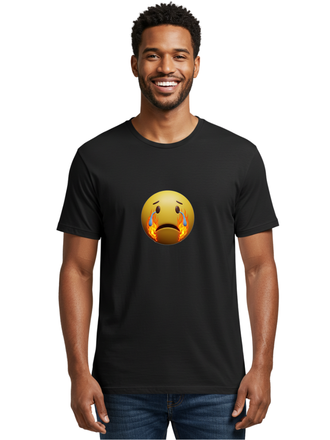 Melting-Face-Emoji-2 Men'S Graphic Tee, 100% Cotton, Comfortable Casual Summer Wear, Machine Washable, Vintage Camera, Old Camera, Antique Camera, Black Camera, Classic Photography, Photography Equipment, Nostalgic Device, Film Camera, Bak865