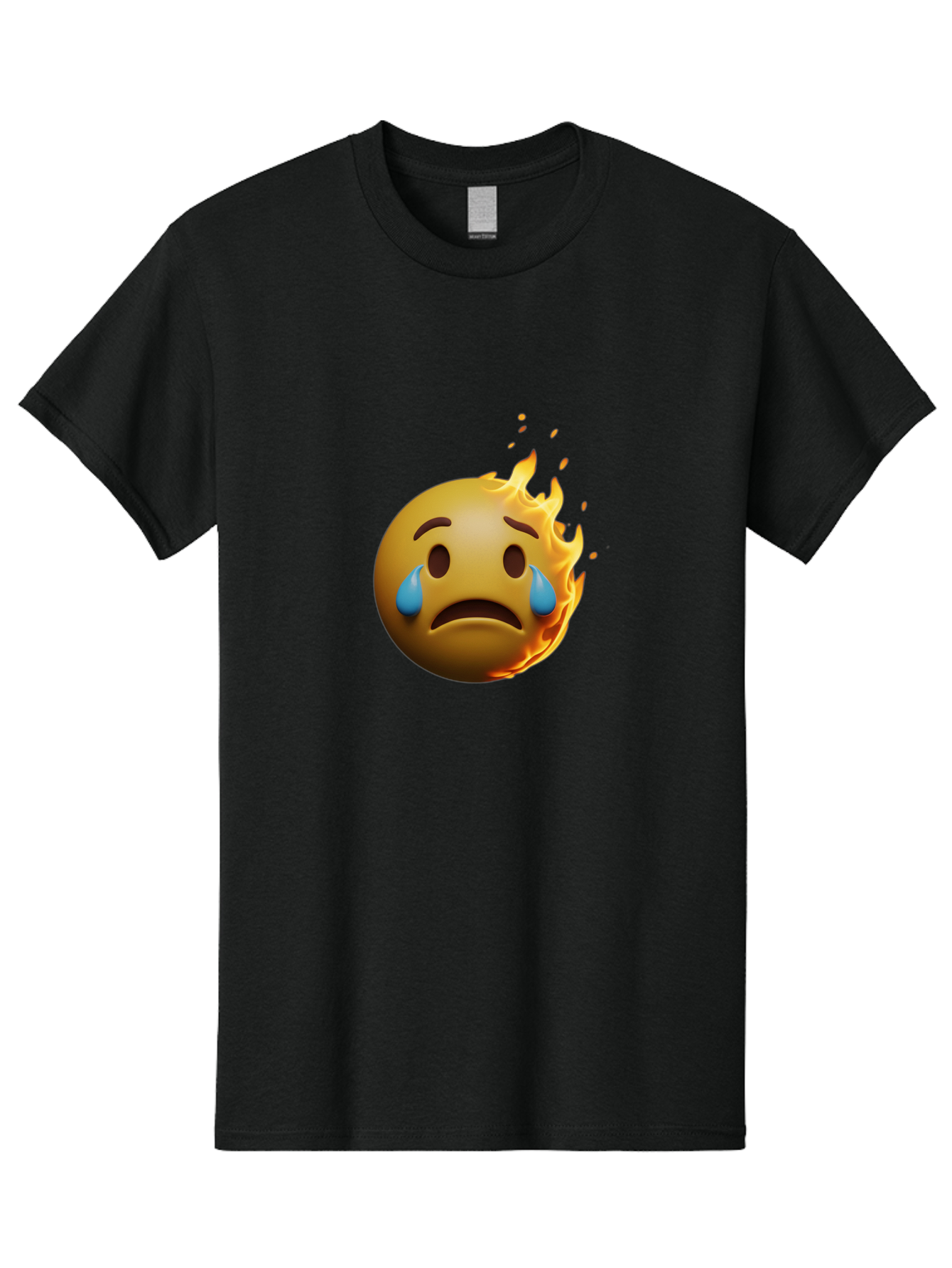 Melting-Face-Emoji-3 Men'S Graphic Tee, 100% Cotton, Comfortable Casual Summer Wear, Machine Washable, Vintage Camera, Old Camera, Antique Camera, Black Camera, Classic Photography, Photography Equipment, Nostalgic Device, Film Camera, Bak866