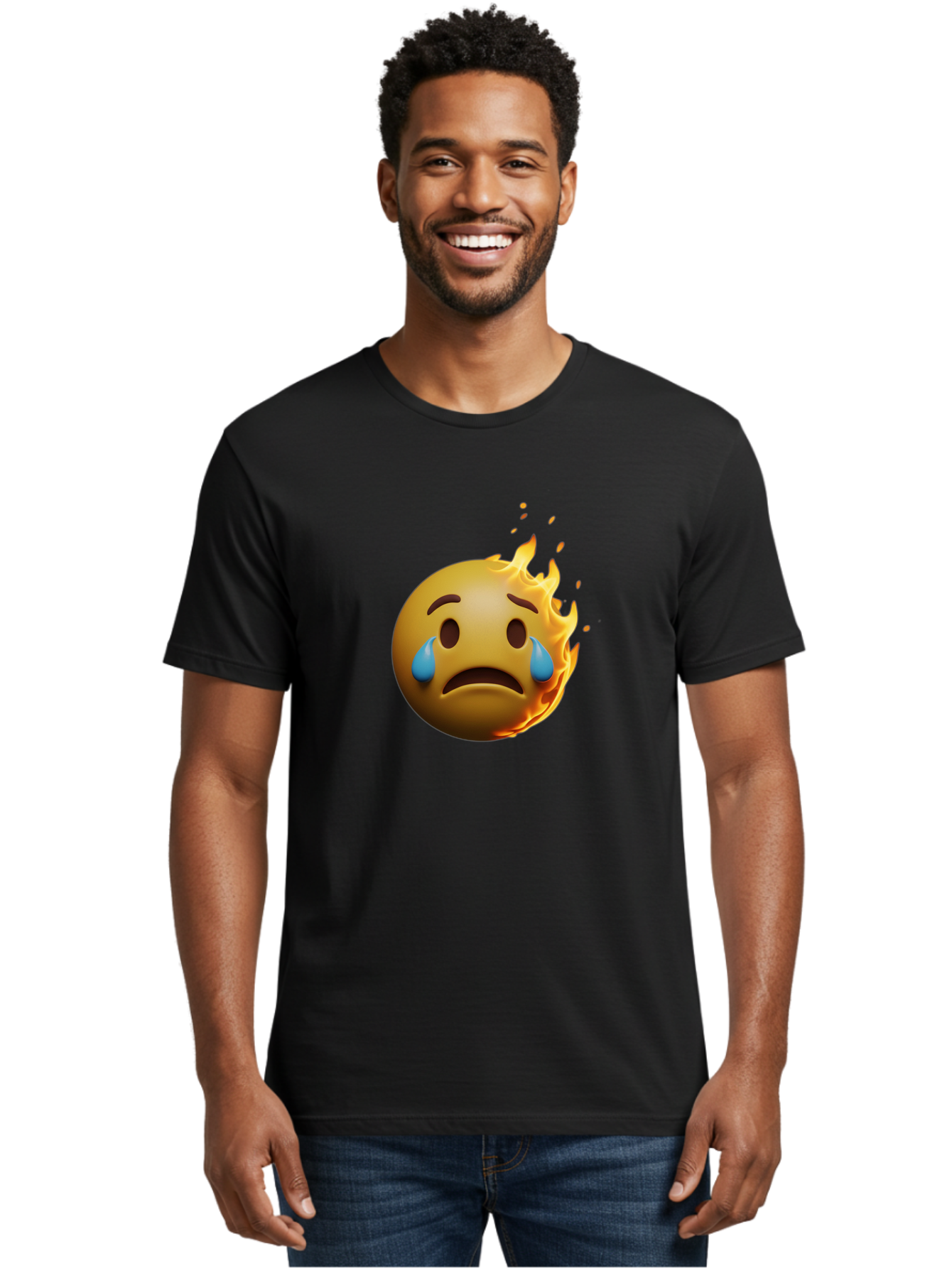 Melting-Face-Emoji-3 Men'S Graphic Tee, 100% Cotton, Comfortable Casual Summer Wear, Machine Washable, Vintage Camera, Old Camera, Antique Camera, Black Camera, Classic Photography, Photography Equipment, Nostalgic Device, Film Camera, Bak866