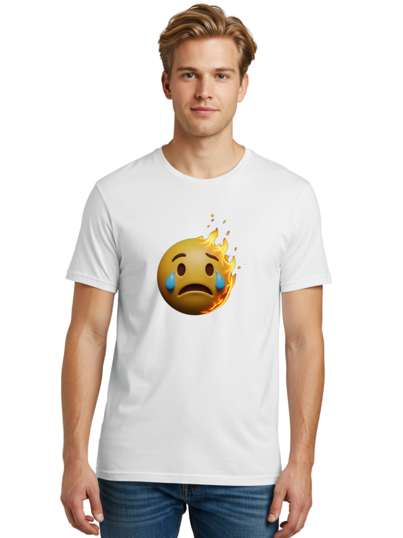 Melting-Face-Emoji-3 Men'S Graphic Tee, 100% Cotton, Comfortable Casual Summer Wear, Machine Washable, Vintage Camera, Old Camera, Antique Camera, Black Camera, Classic Photography, Photography Equipment, Nostalgic Device, Film Camera, Bak866