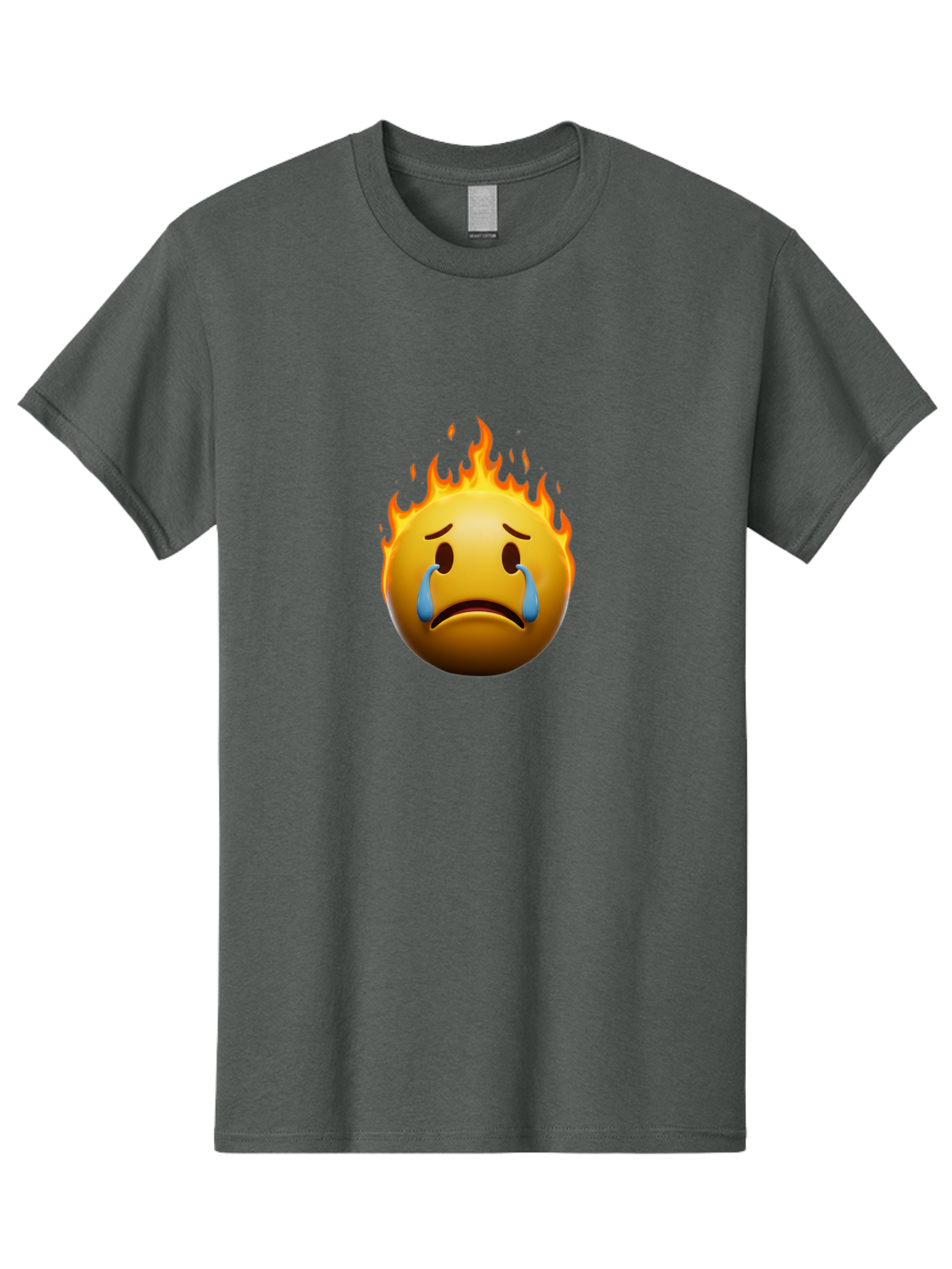 Melting-Face-Emoji Men'S Graphic Tee, 100% Cotton, Comfortable Casual Summer Wear, Machine Washable, Vintage Camera, Old Camera, Antique Camera, Black Camera, Classic Photography, Photography Equipment, Nostalgic Device, Film Camera, Bak868
