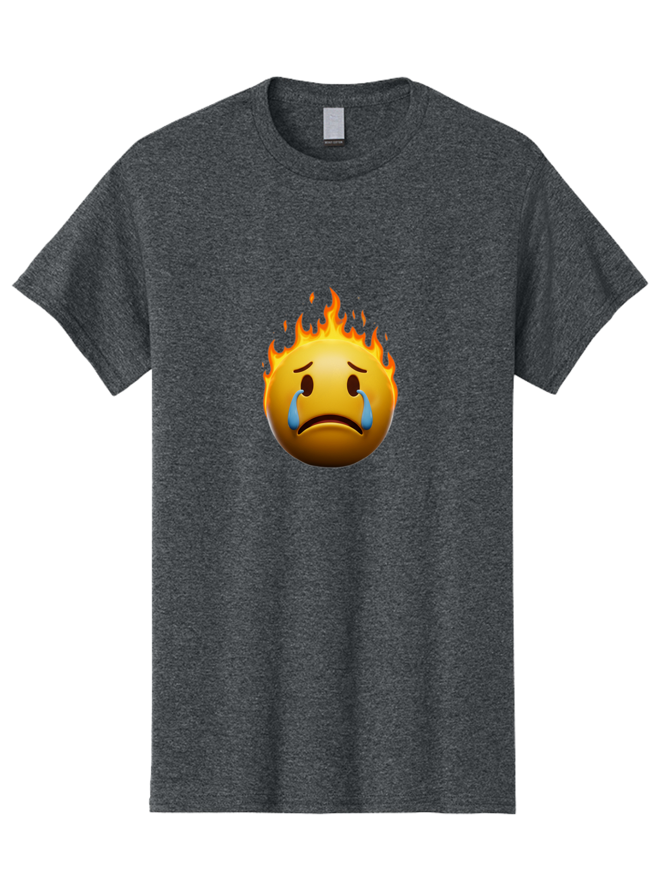 Melting-Face-Emoji Men'S Graphic Tee, 100% Cotton, Comfortable Casual Summer Wear, Machine Washable, Vintage Camera, Old Camera, Antique Camera, Black Camera, Classic Photography, Photography Equipment, Nostalgic Device, Film Camera, Bak868