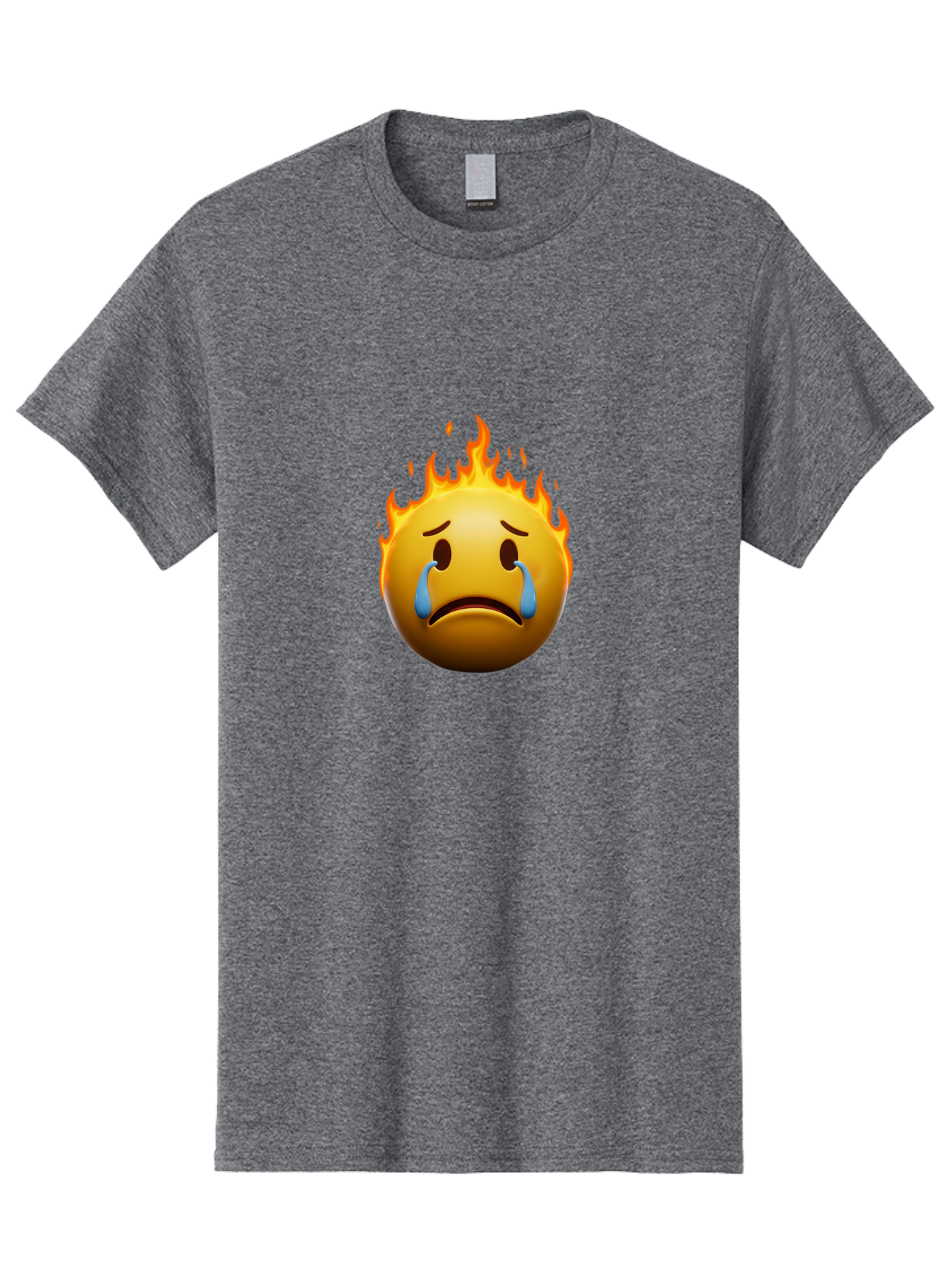 Melting-Face-Emoji Men'S Graphic Tee, 100% Cotton, Comfortable Casual Summer Wear, Machine Washable, Vintage Camera, Old Camera, Antique Camera, Black Camera, Classic Photography, Photography Equipment, Nostalgic Device, Film Camera, Bak868