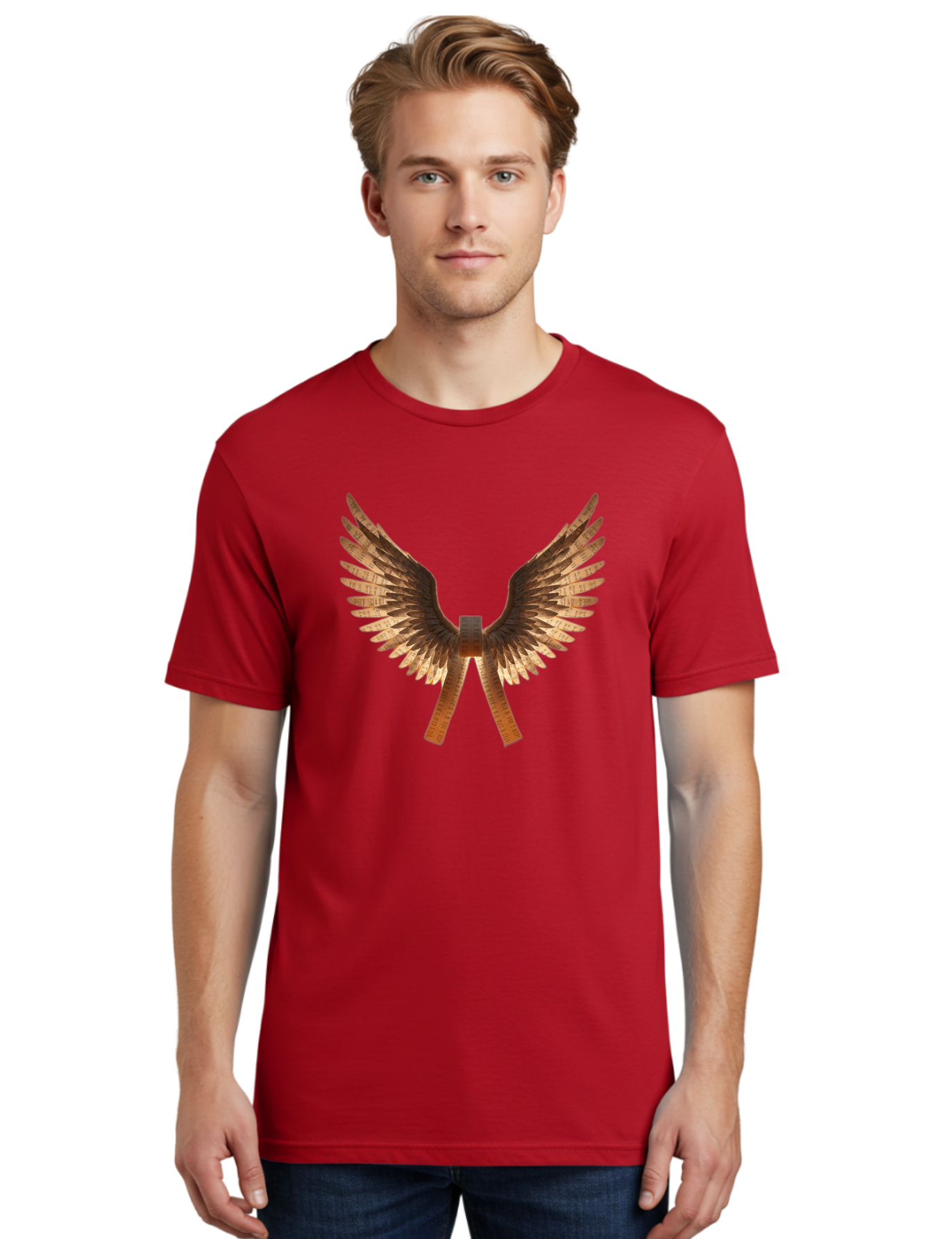 Metallic-Bird-Wings Men'S Graphic Tee, 100% Cotton, Comfortable Casual Summer Wear, Machine Washable, Vintage Camera, Old Camera, Antique Camera, Black Camera, Classic Photography, Photography Equipment, Nostalgic Device, Film Camera, Bak880