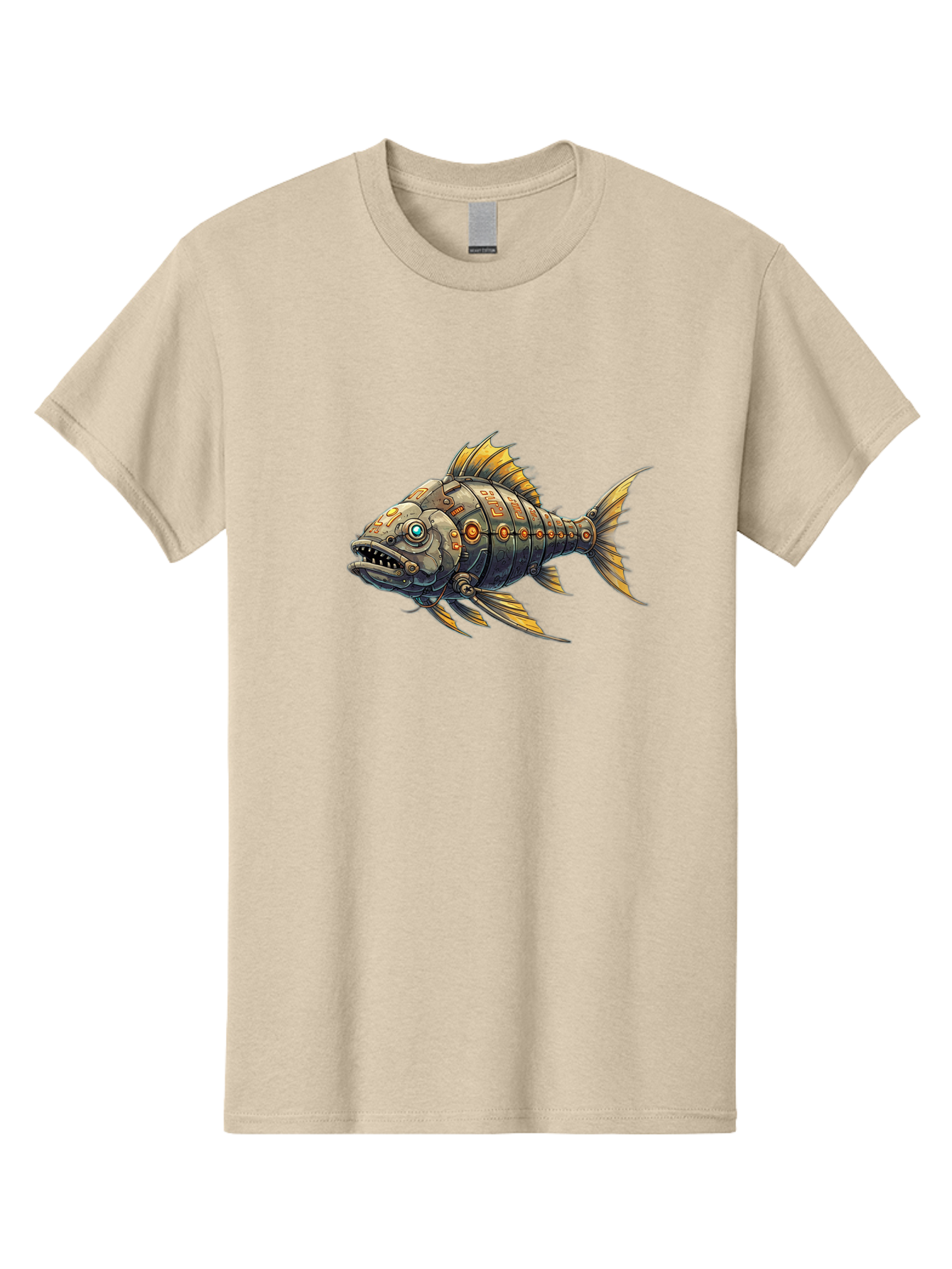 Metallic-Fish-1 Men'S Graphic Tee, 100% Cotton, Comfortable Casual Summer Wear, Machine Washable, Vintage Camera, Old Camera, Antique Camera, Black Camera, Classic Photography, Photography Equipment, Nostalgic Device, Film Camera, Camera Art Bak882