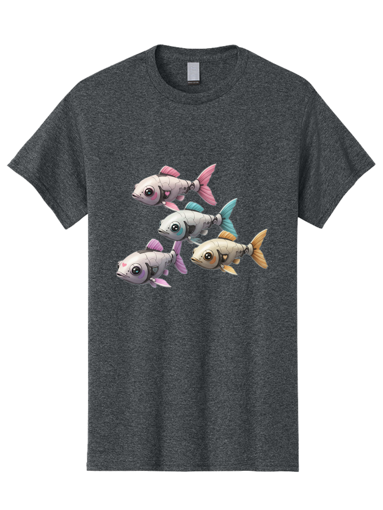 Metallic-Fish Men'S Graphic Tee, 100% Cotton, Comfortable Casual Summer Wear, Machine Washable, Vintage Camera, Old Camera, Antique Camera, Black Camera, Classic Photography, Photography Equipment, Nostalgic Device, Film Camera, Camera Art Bak883