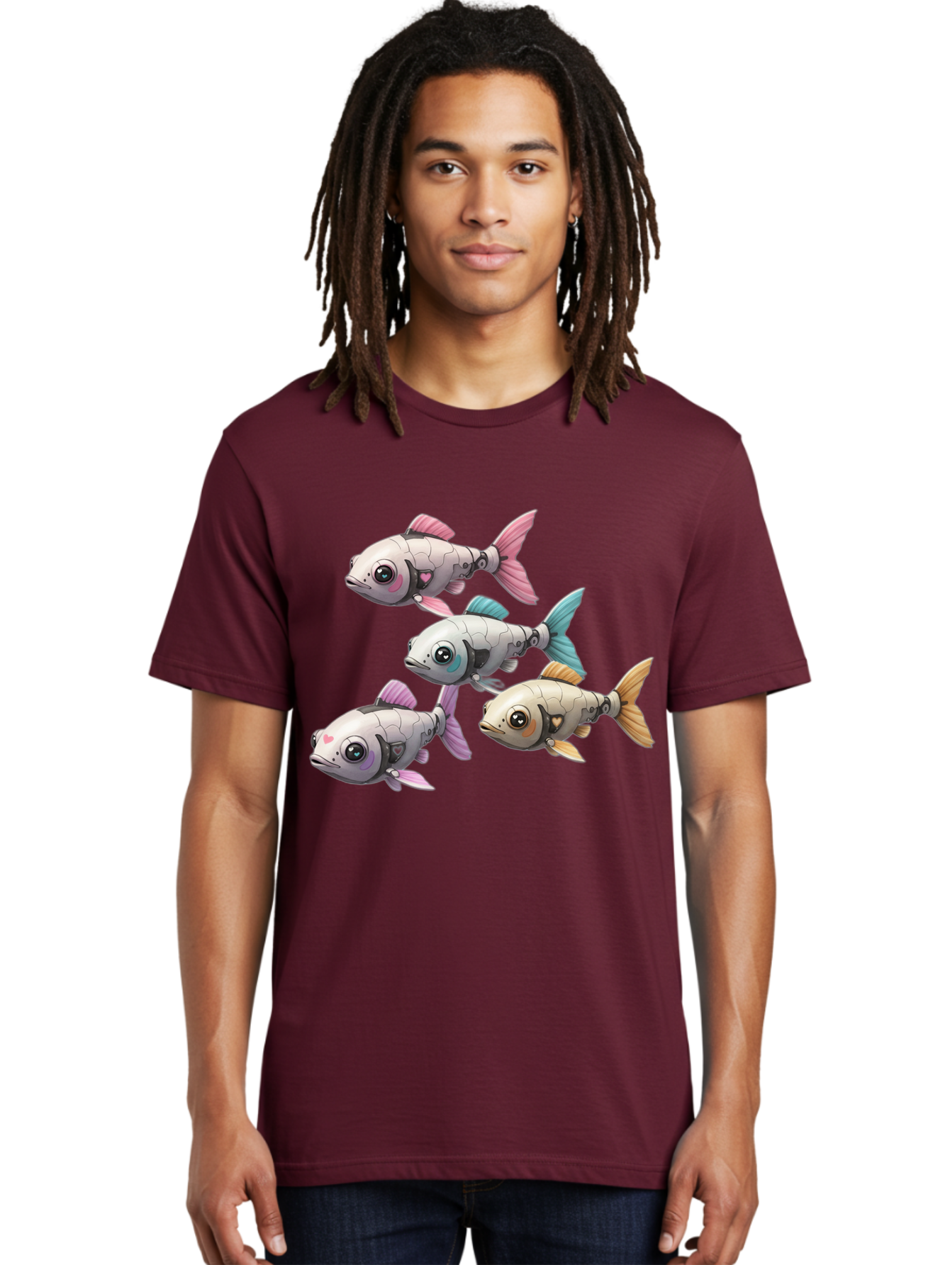 Metallic-Fish Men'S Graphic Tee, 100% Cotton, Comfortable Casual Summer Wear, Machine Washable, Vintage Camera, Old Camera, Antique Camera, Black Camera, Classic Photography, Photography Equipment, Nostalgic Device, Film Camera, Camera Art Bak883