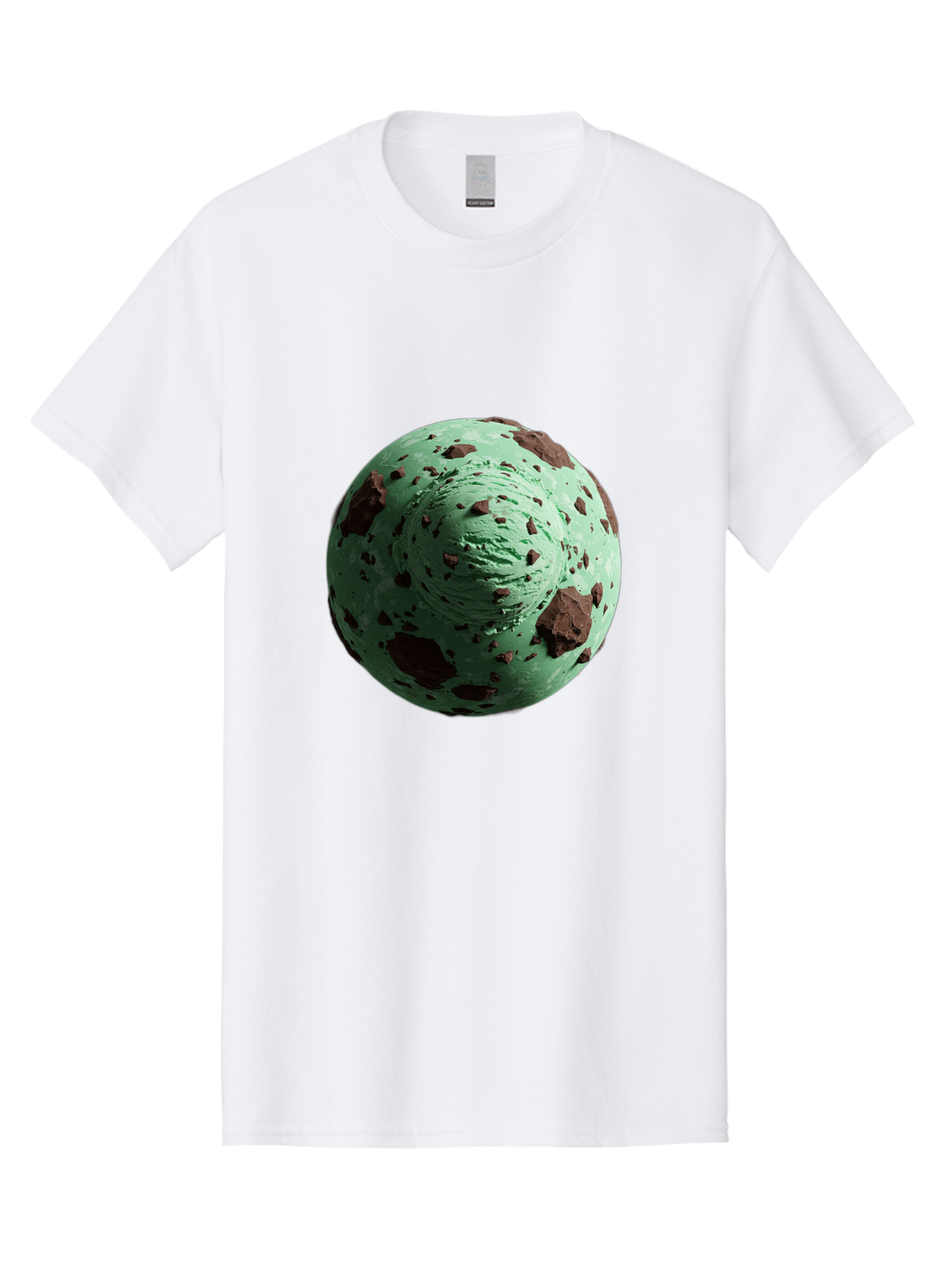 Mint-Chocolate-Chip-Ice-Cream Men'S Graphic Tee, 100% Cotton, Comfortable Casual Summer Wear, Machine Washable, Vintage Camera, Old Camera, Antique Camera, Black Camera, Classic Photography, Photography Equipment, Nostalgic Device, Bak887