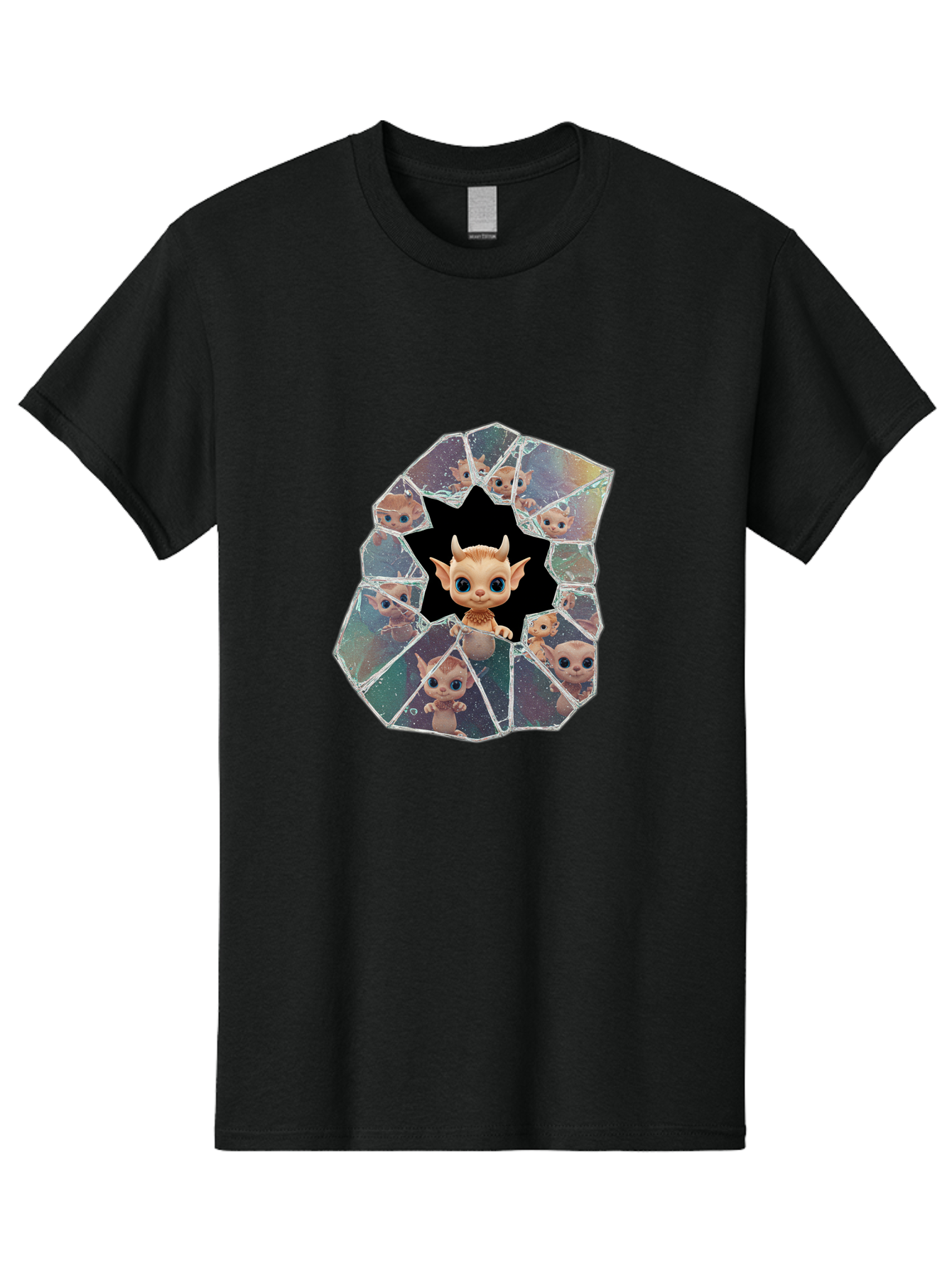 Mogwai-Breaking-Glass Men'S Graphic Tee, 100% Cotton, Comfortable Casual Summer Wear, Machine Washable, Vintage Camera, Old Camera, Antique Camera, Black Camera, Classic Photography, Photography Equipment, Nostalgic Device, Film Camera, Bak889