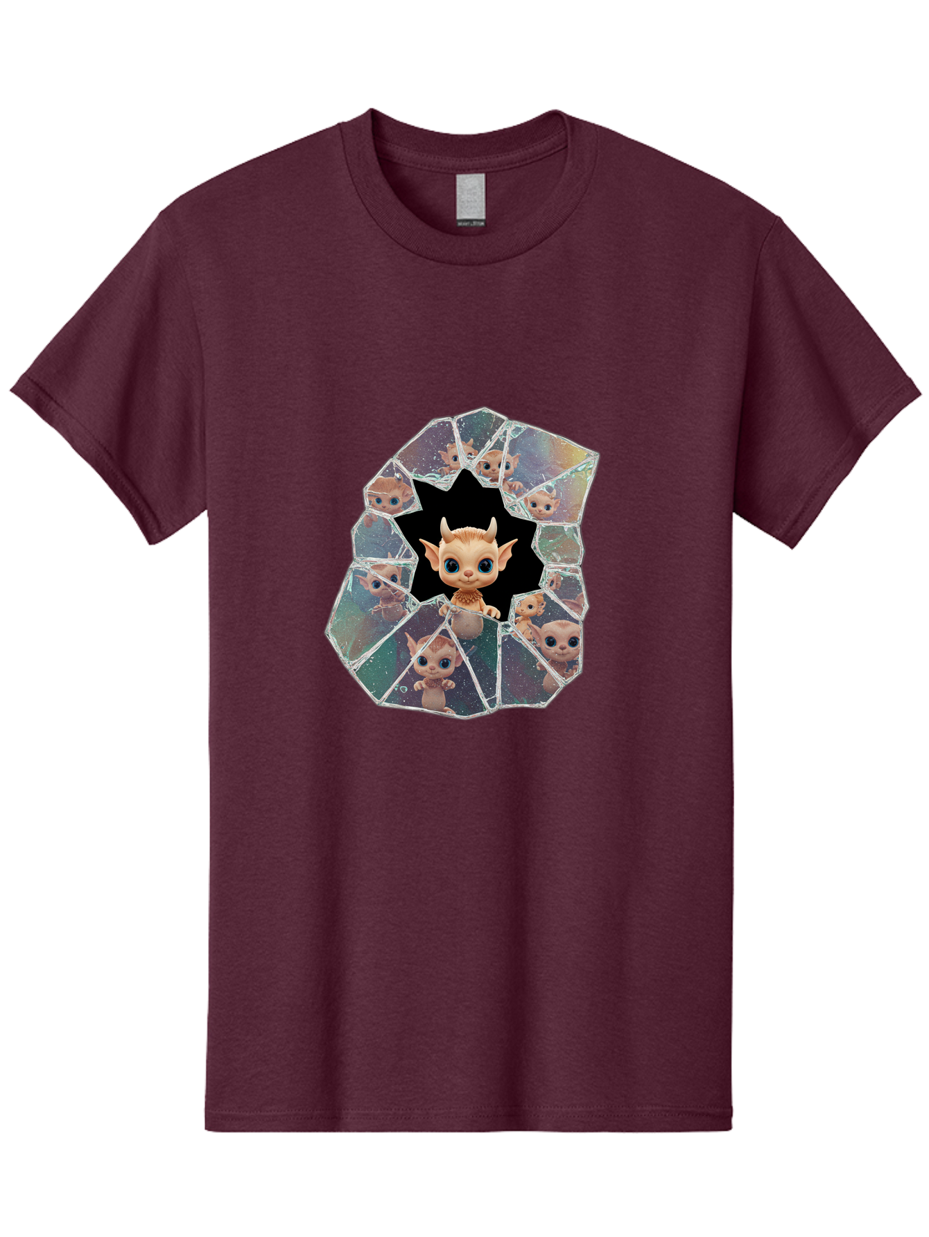 Mogwai-Breaking-Glass Men'S Graphic Tee, 100% Cotton, Comfortable Casual Summer Wear, Machine Washable, Vintage Camera, Old Camera, Antique Camera, Black Camera, Classic Photography, Photography Equipment, Nostalgic Device, Film Camera, Bak889