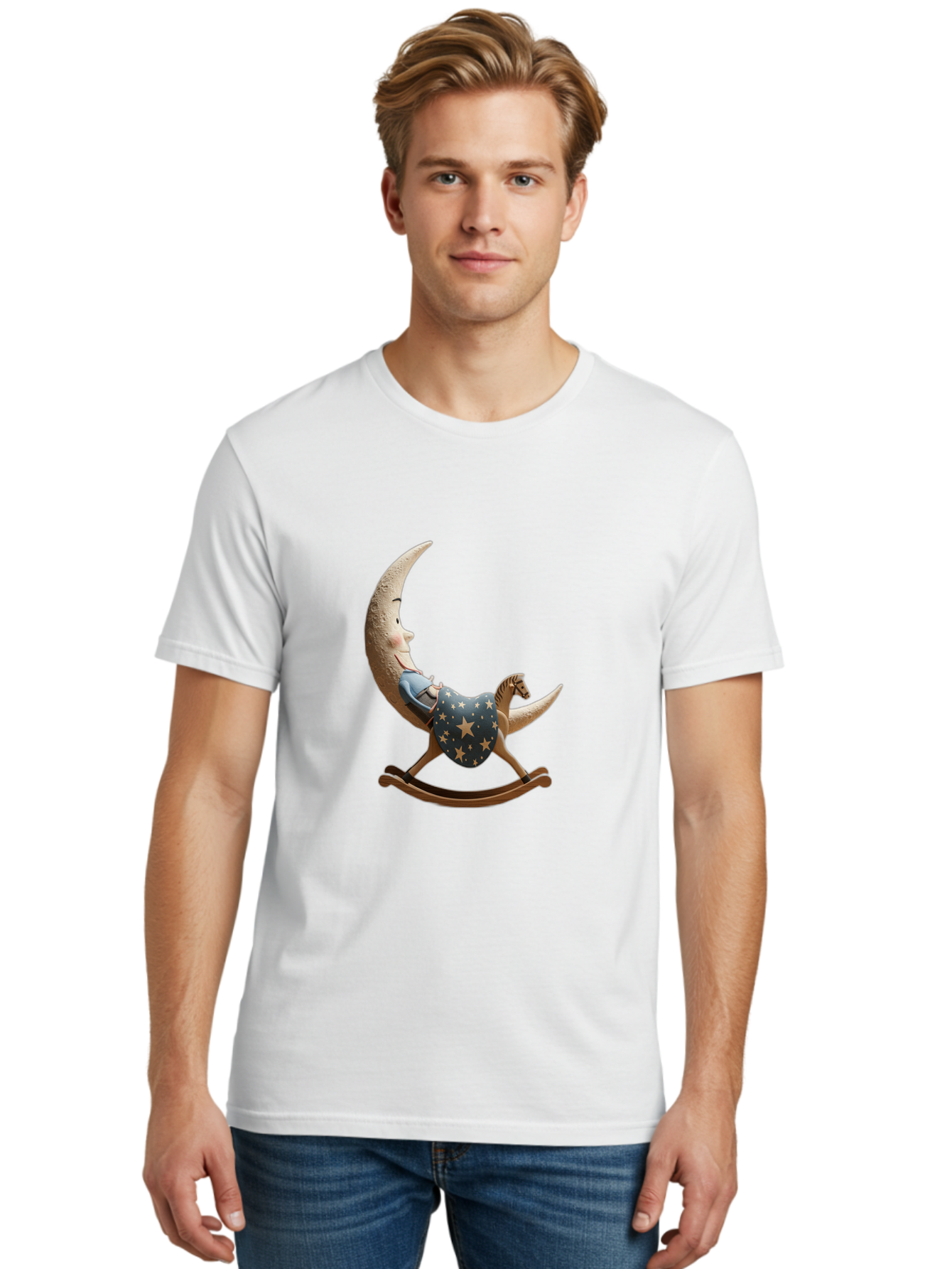 Moon-Child-Rocking-Horse Men'S Graphic Tee, 100% Cotton, Comfortable Casual Summer Wear, Machine Washable, Vintage Camera, Old Camera, Antique Camera, Black Camera, Classic Photography, Photography Equipment, Nostalgic Device, Film Camera, Bak893