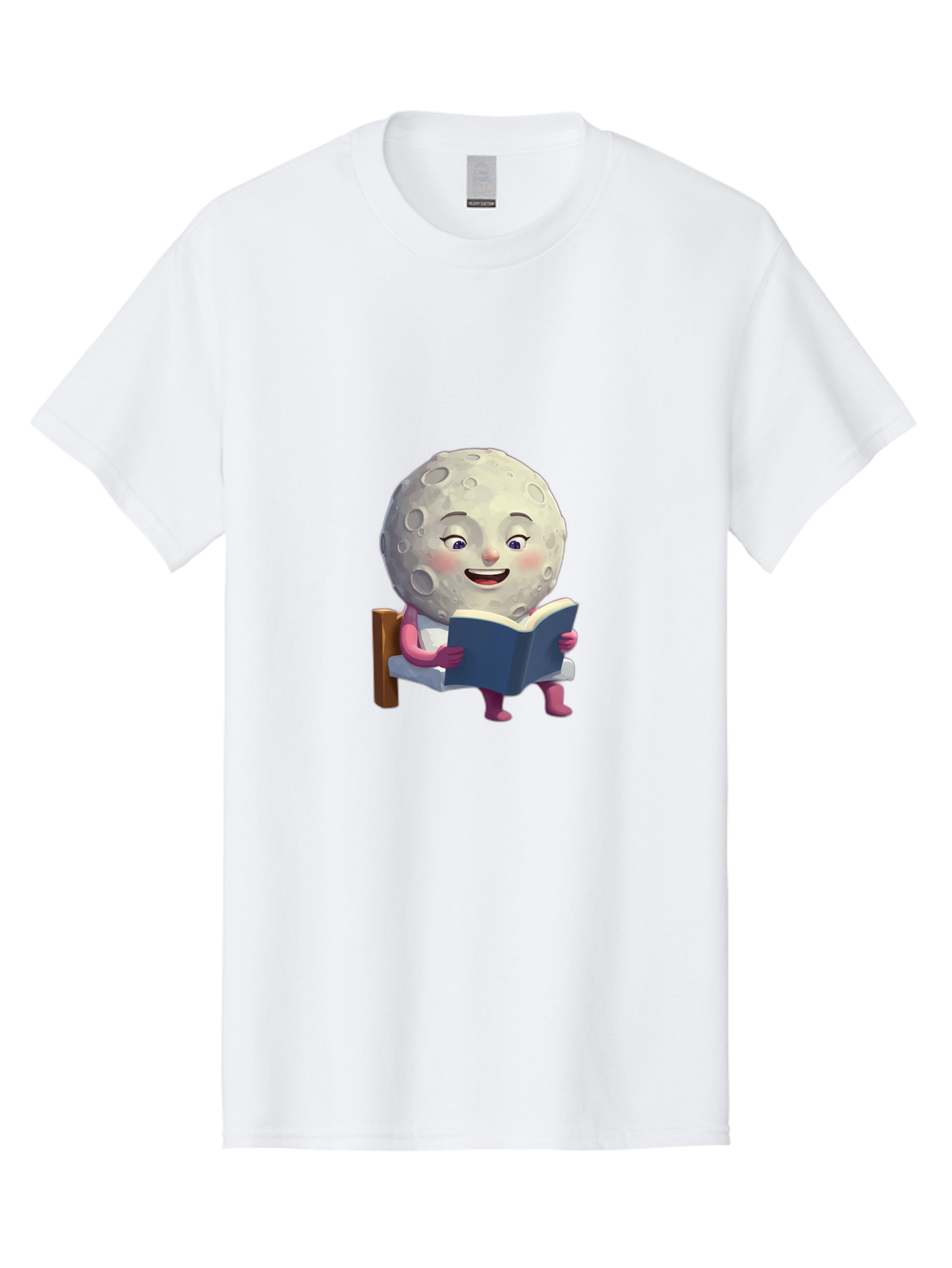 Moon-Reading-Book Men'S Graphic Tee, 100% Cotton, Comfortable Casual Summer Wear, Machine Washable, Vintage Camera, Old Camera, Antique Camera, Black Camera, Classic Photography, Photography Equipment, Nostalgic Device, Film Camera, Camera Art Bak896