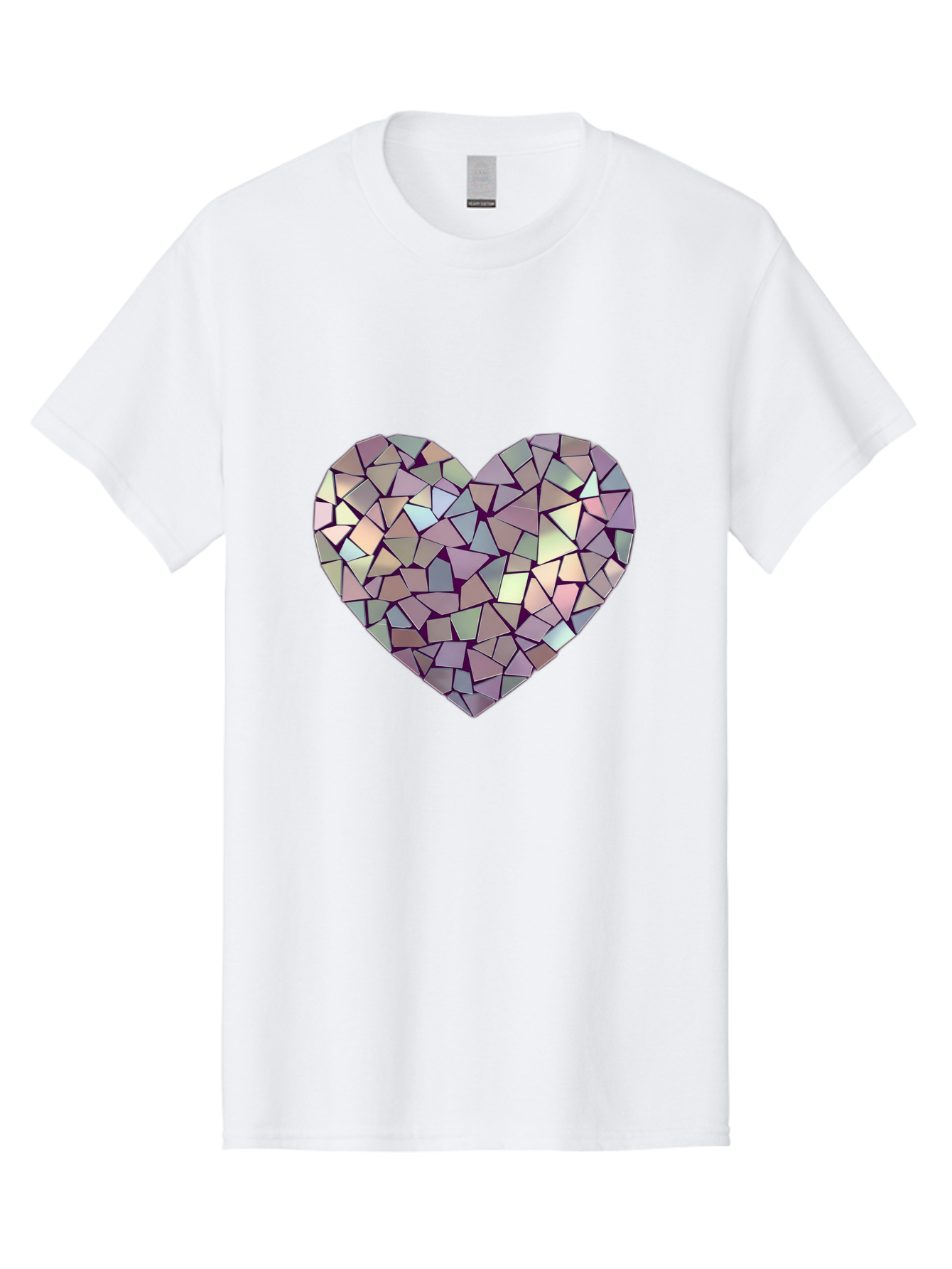 Mosaic-Heart Men'S Graphic Tee, 100% Cotton, Comfortable Casual Summer Wear, Machine Washable, Vintage Camera, Old Camera, Antique Camera, Black Camera, Classic Photography, Photography Equipment, Nostalgic Device, Film Camera, Camera Art Bak906