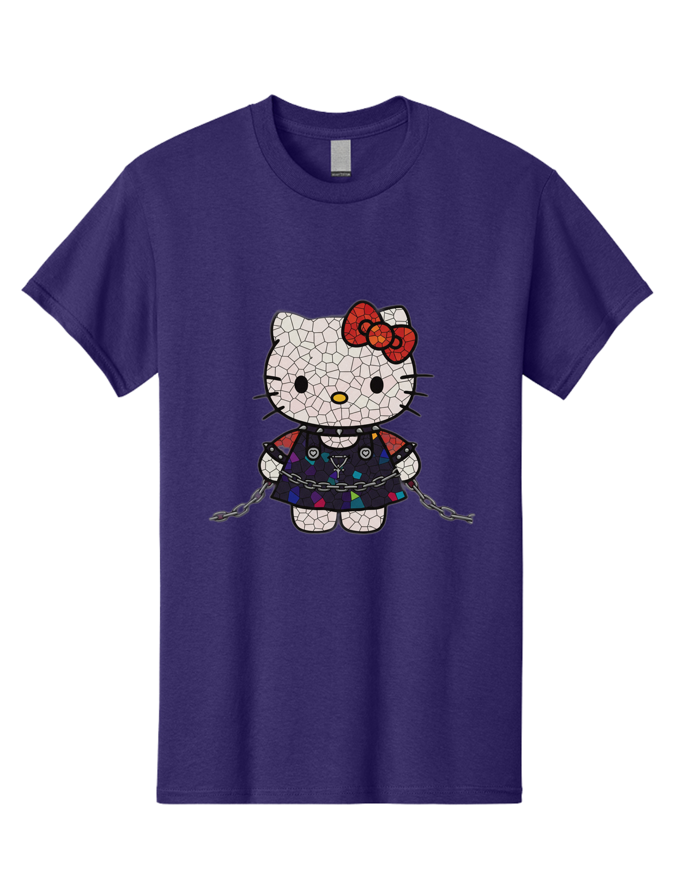 Mosaic-Hello-Kitty Men'S Graphic Tee, 100% Cotton, Comfortable Casual Summer Wear, Machine Washable, Vintage Camera, Old Camera, Antique Camera, Black Camera, Classic Photography, Photography Equipment, Nostalgic Device, Film Camera, Bak907