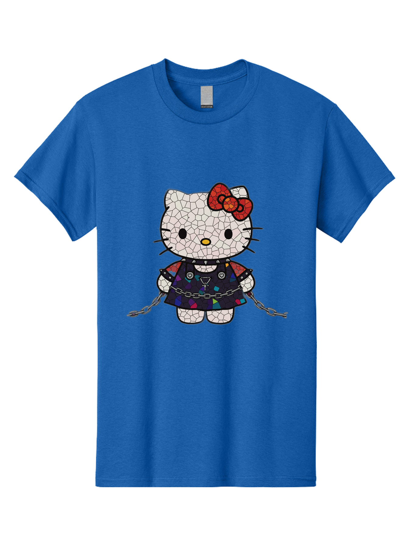 Mosaic-Hello-Kitty Men'S Graphic Tee, 100% Cotton, Comfortable Casual Summer Wear, Machine Washable, Vintage Camera, Old Camera, Antique Camera, Black Camera, Classic Photography, Photography Equipment, Nostalgic Device, Film Camera, Bak907