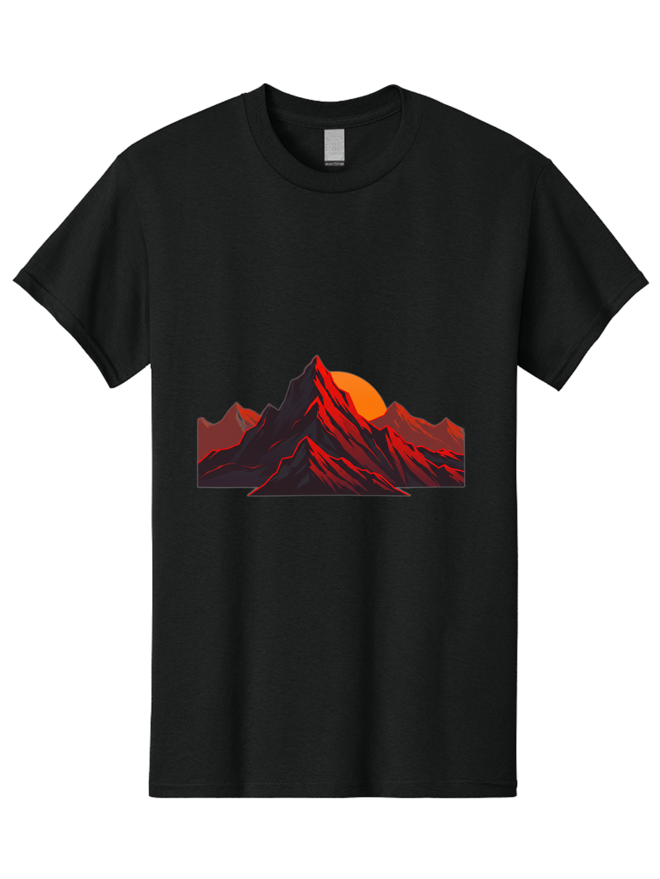 Mountain-At-Sunset Men'S Graphic Tee, 100% Cotton, Comfortable Casual Summer Wear, Machine Washable, Vintage Camera, Old Camera, Antique Camera, Black Camera, Classic Photography, Photography Equipment, Nostalgic Device, Film Camera, Bak909