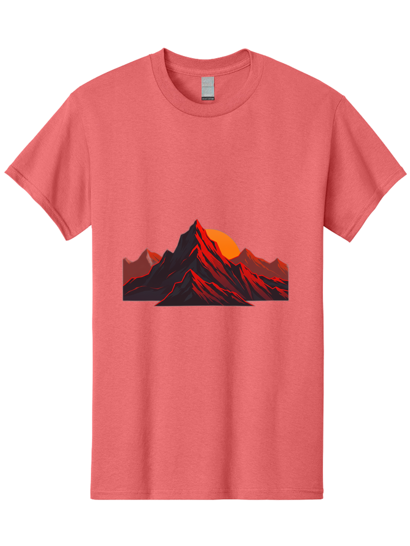Mountain-At-Sunset Men'S Graphic Tee, 100% Cotton, Comfortable Casual Summer Wear, Machine Washable, Vintage Camera, Old Camera, Antique Camera, Black Camera, Classic Photography, Photography Equipment, Nostalgic Device, Film Camera, Bak909